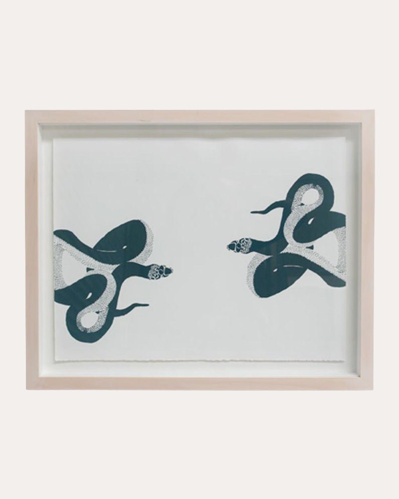 Millie Straker - Small Double Snakes / Blue