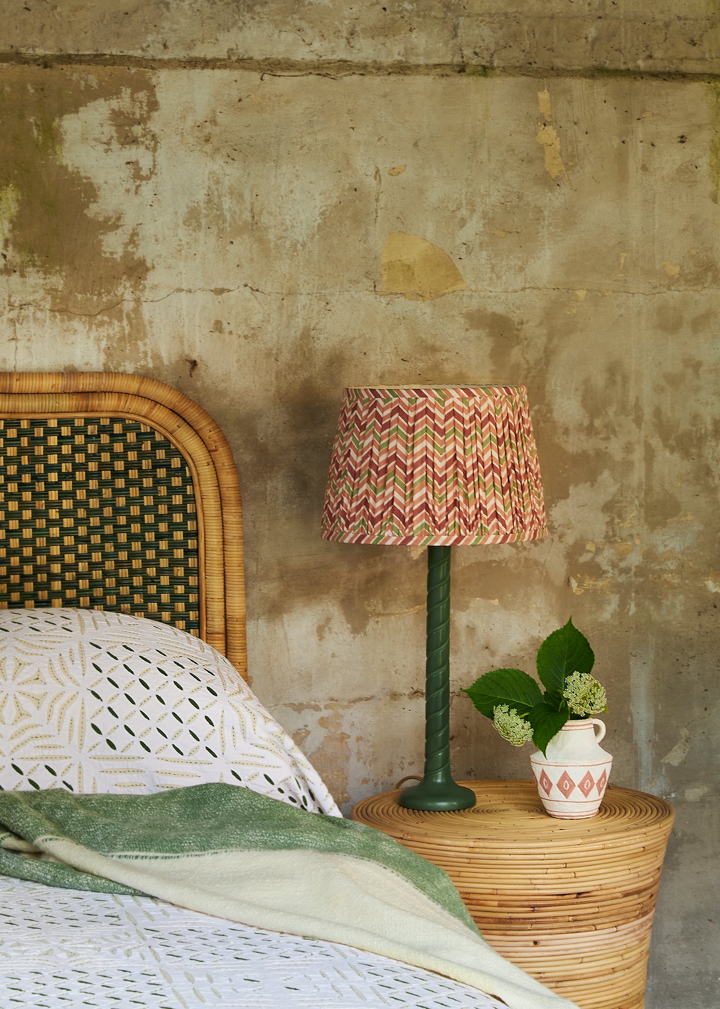 Pattern up or pare back with lampshades