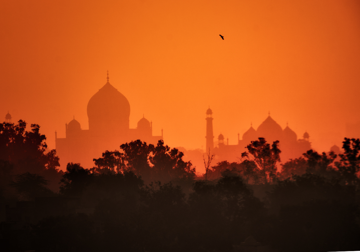 India sunset