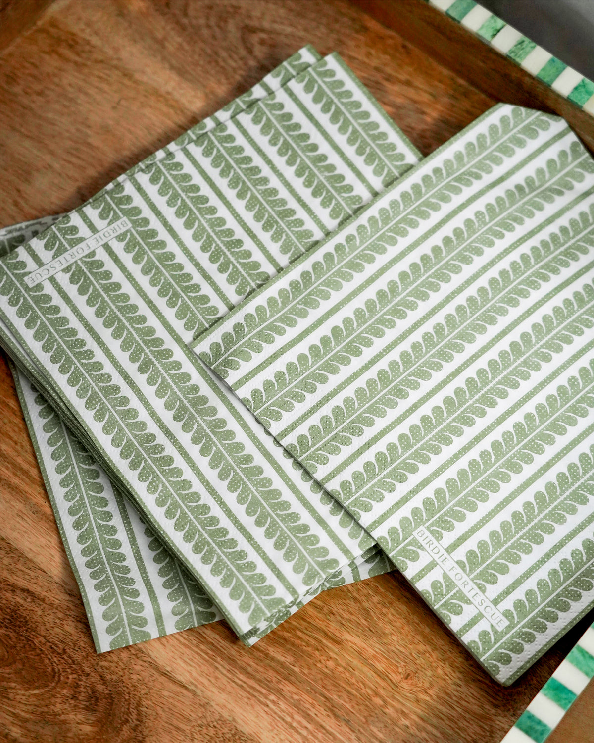 Bel Paper Napkins - Green