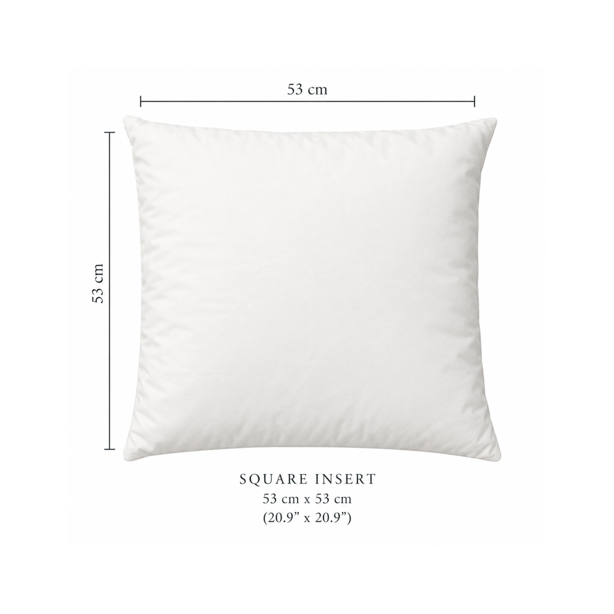 Feather Cushion Inner - 53x53cm