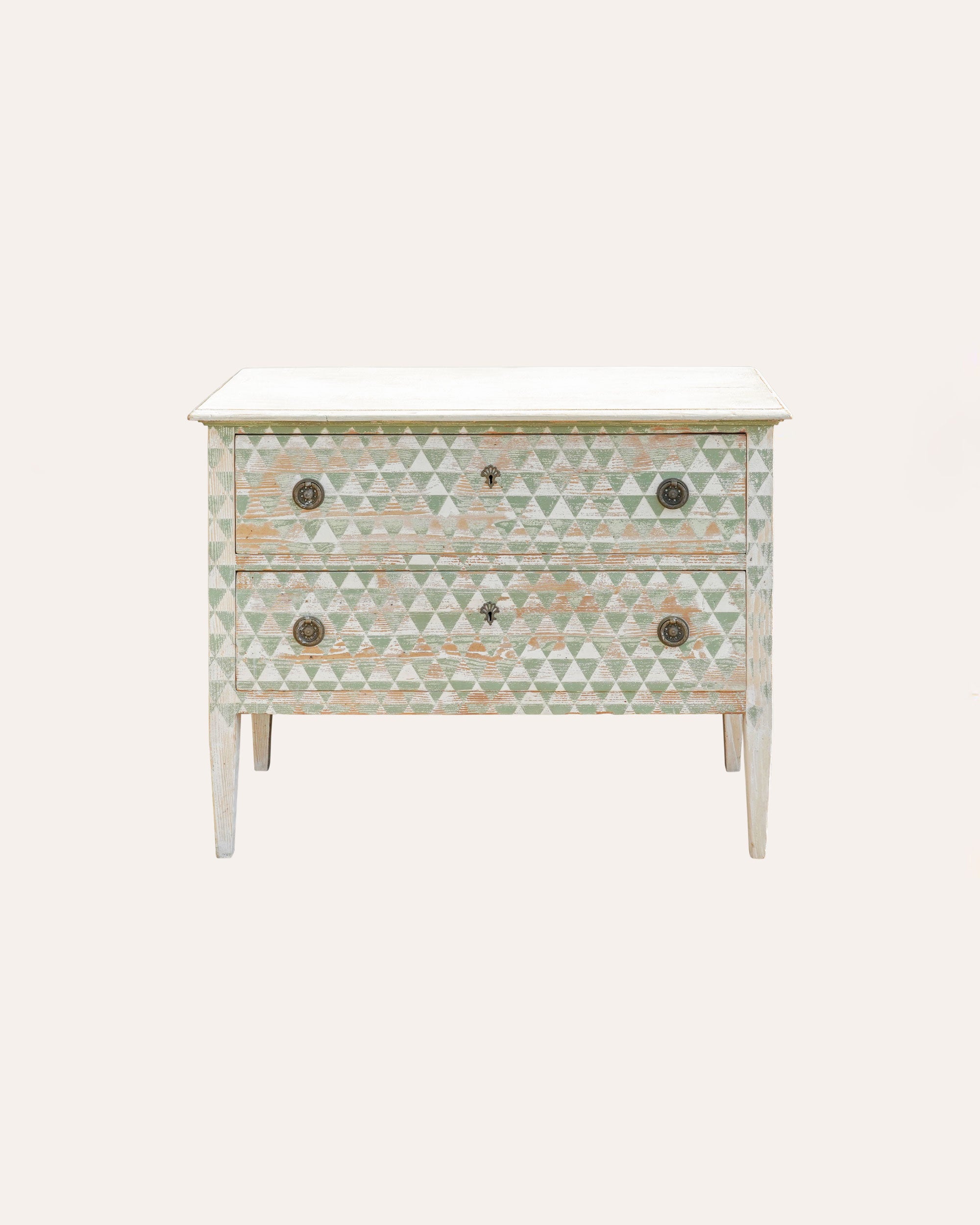 Italian commode with decorative paintwork