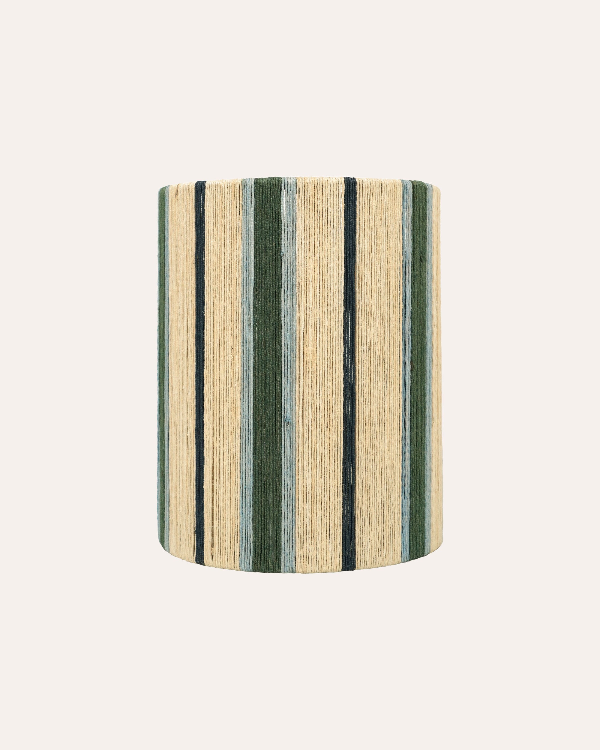 The Stripey String Candle Wall Lampshade - The Blue and Green