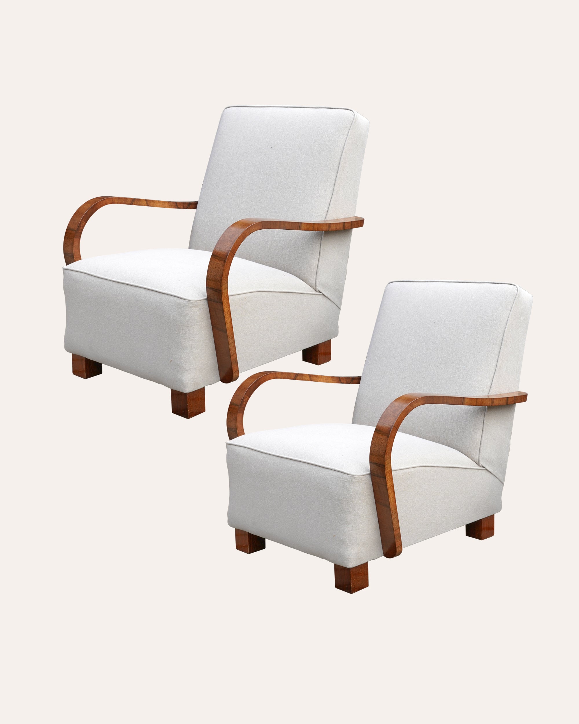 A Pair Of Art Deco Chairs