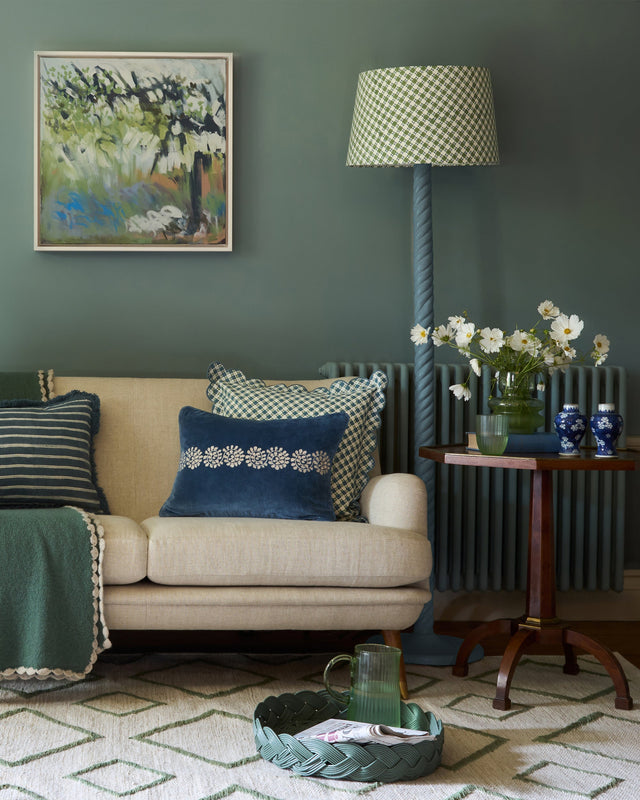 Twisted Floor Lamp - Blue – Birdie Fortescue