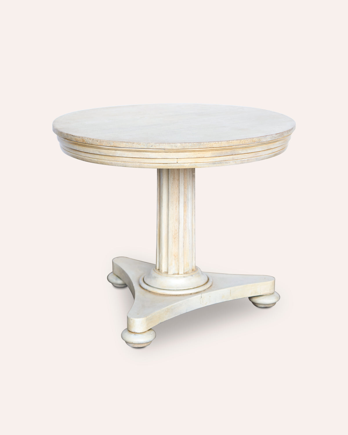 A French 19th Century painted gueridon with generous proportions, c1830