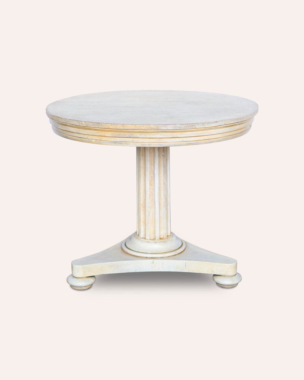 A French 19th Century painted gueridon with generous proportions, c1830