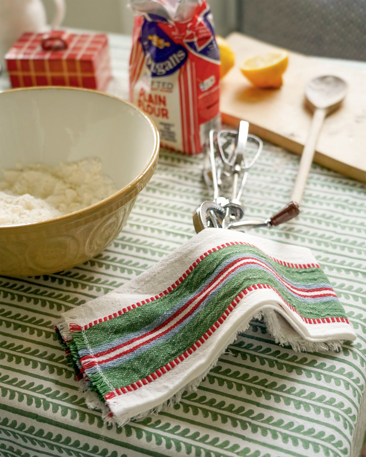 Colaba Woven Stripe Napkin: Set of 4
