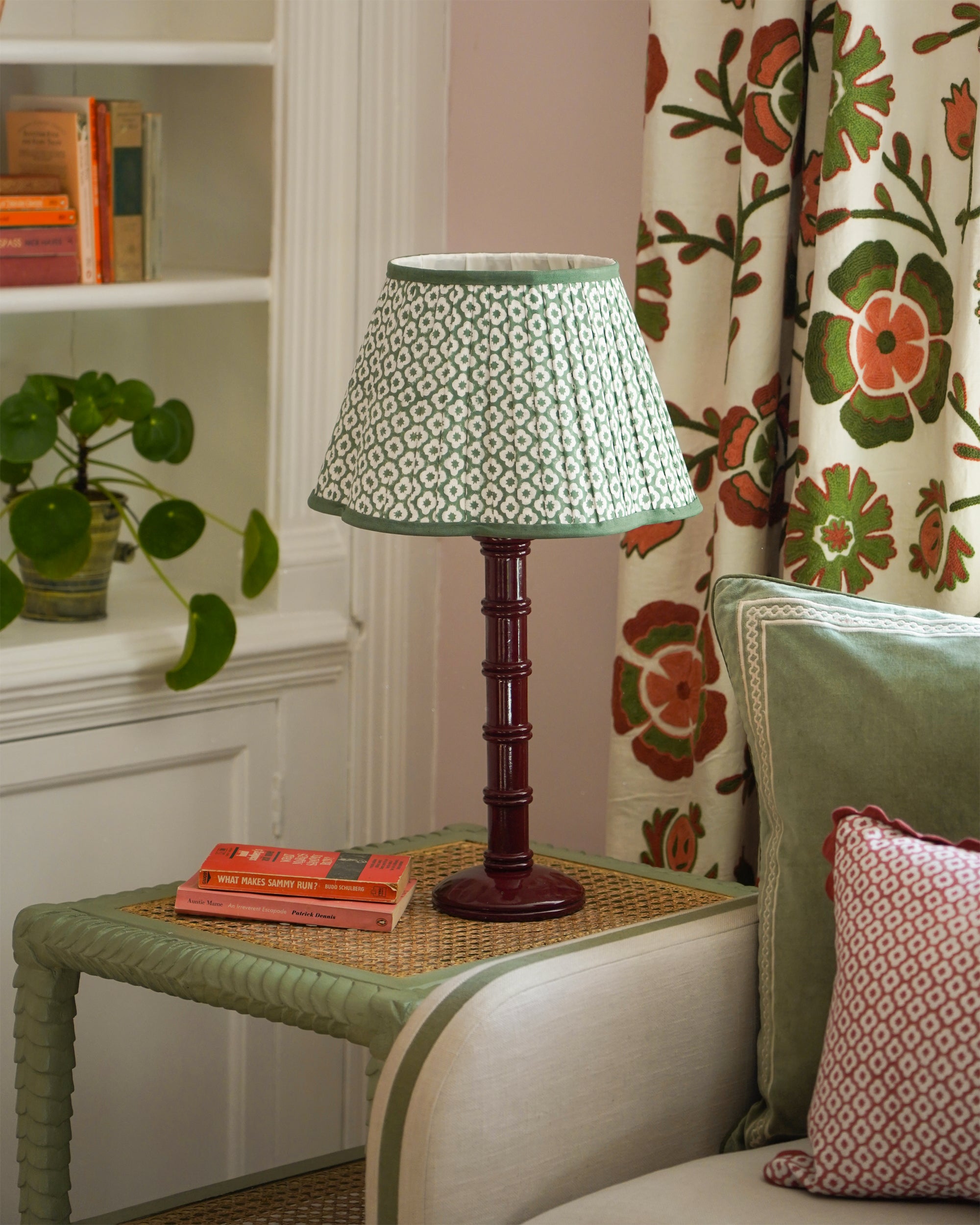Luxor Pleated Lampshade – Green