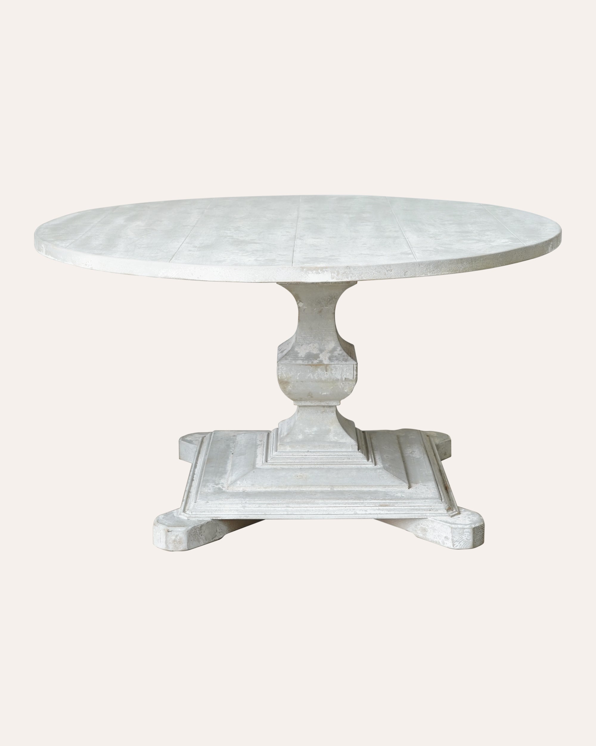 French Painted Pedestal Table