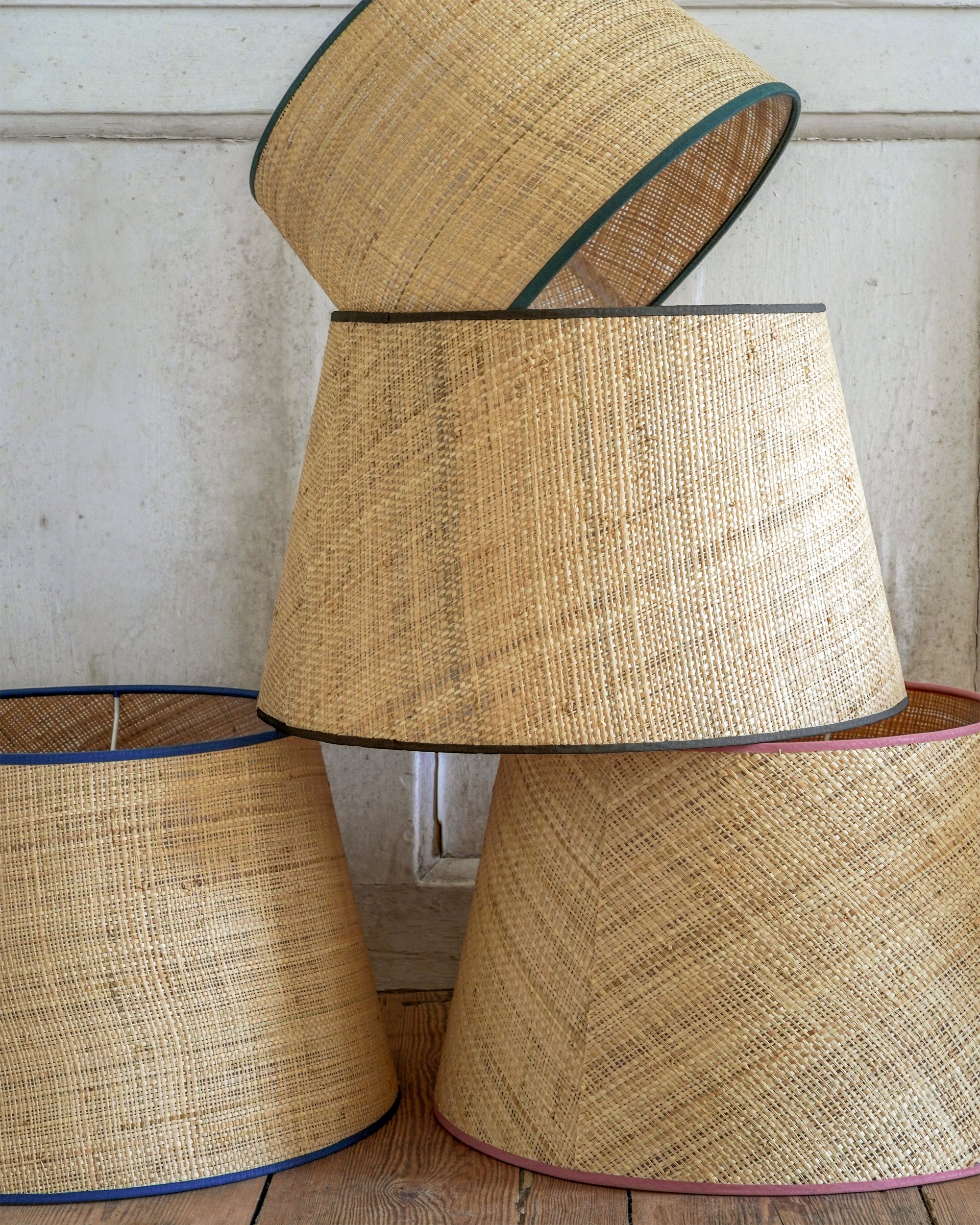 Seema Raffia Lampshade - Brown