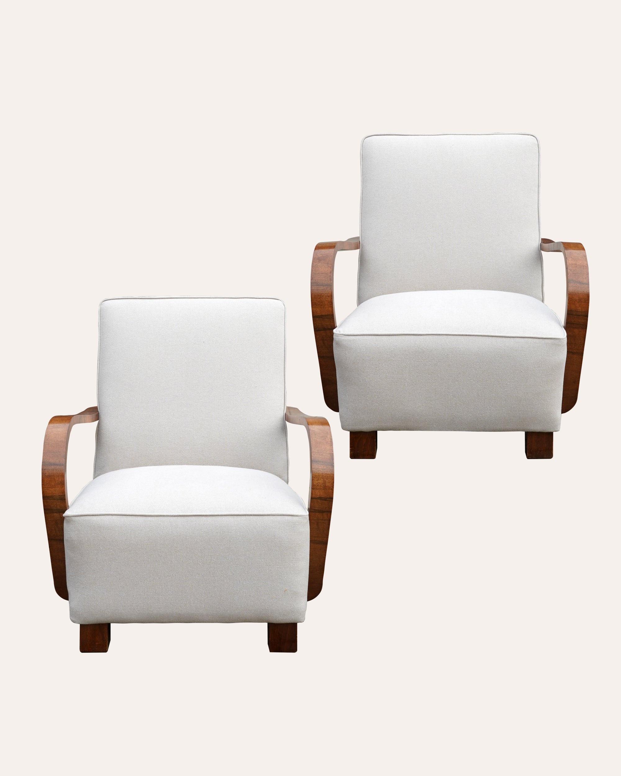 A Pair Of Art Deco Chairs