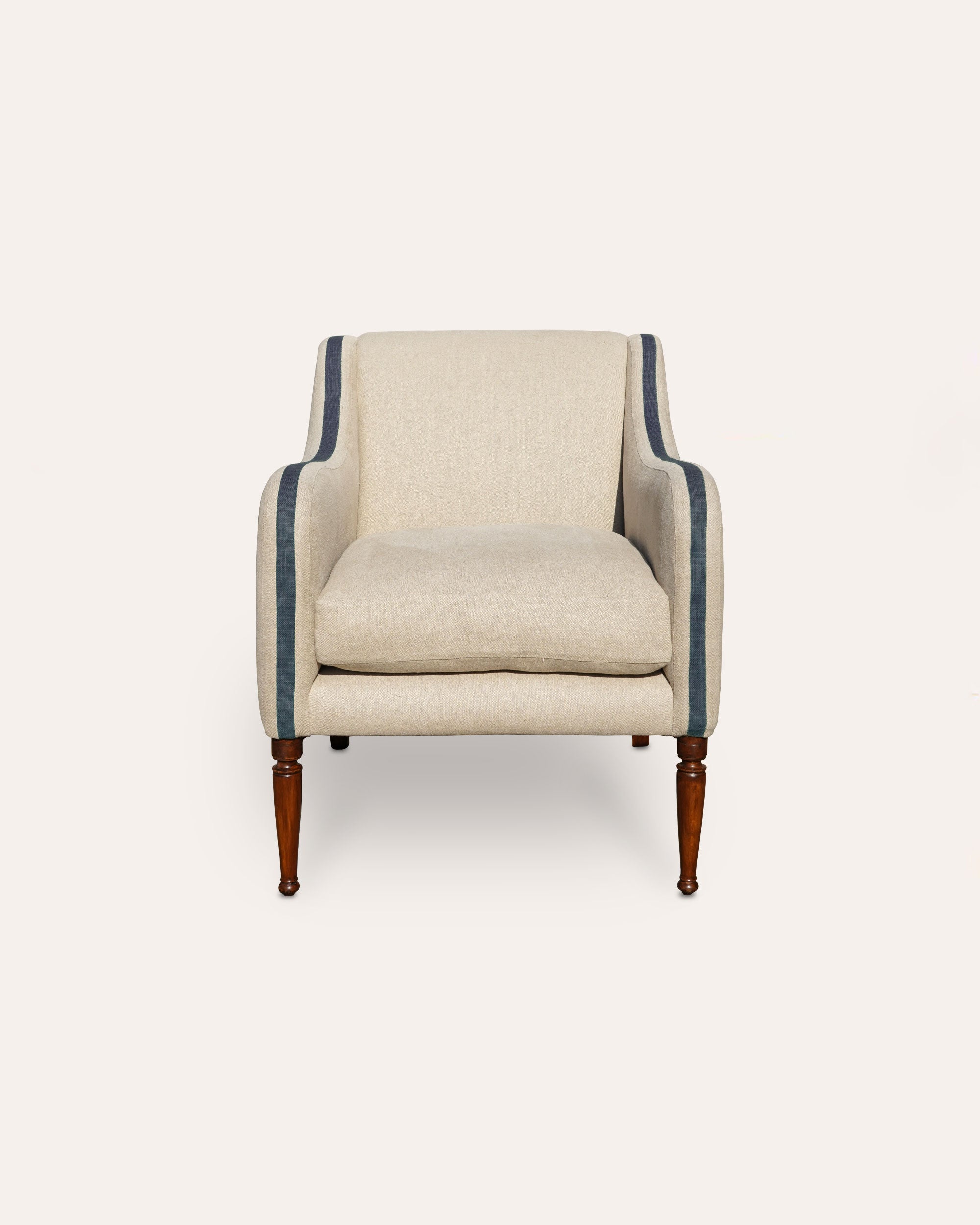 Upholstered Armchair - Indigo