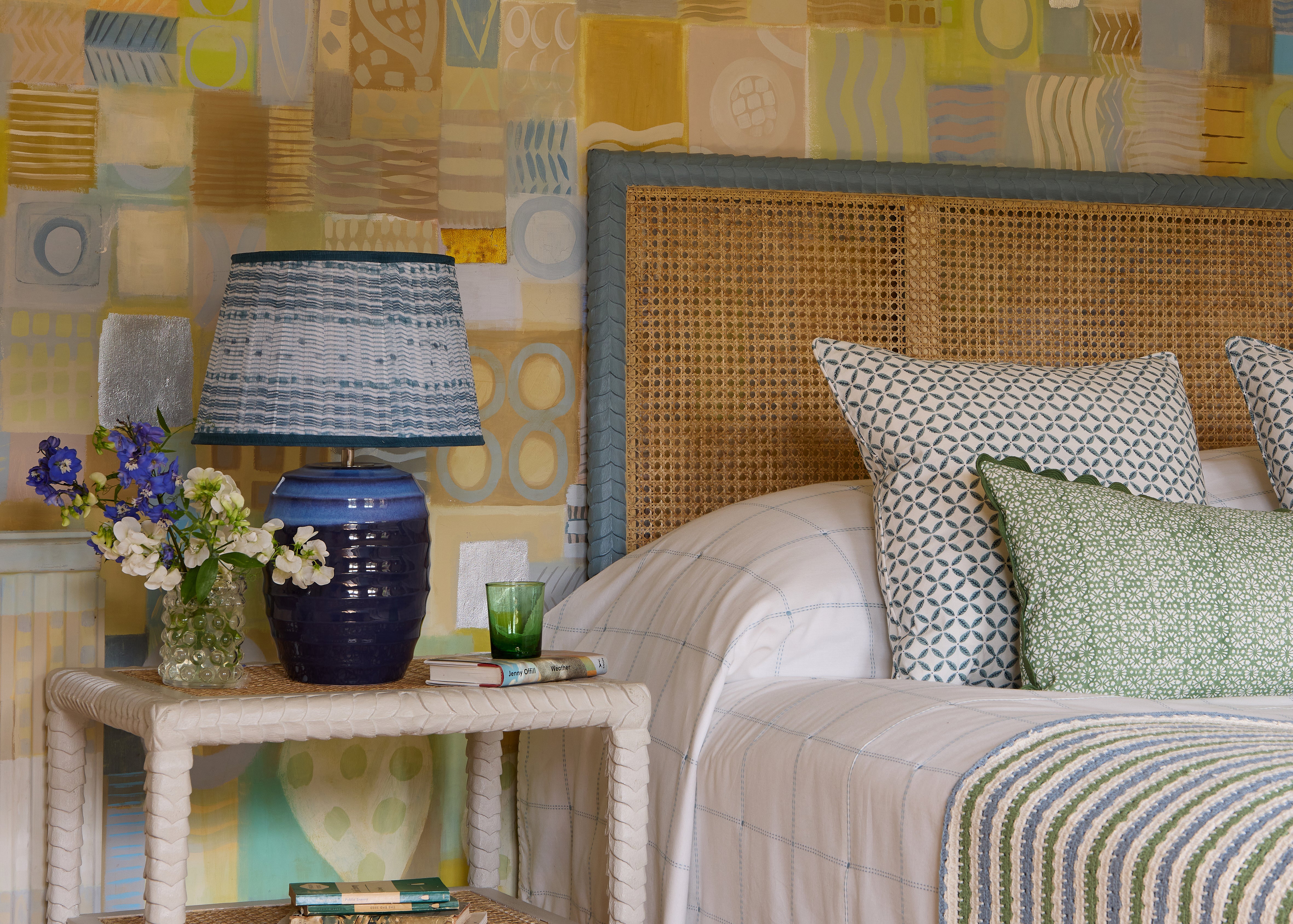 Birdie Fortescue blue and green bedroom