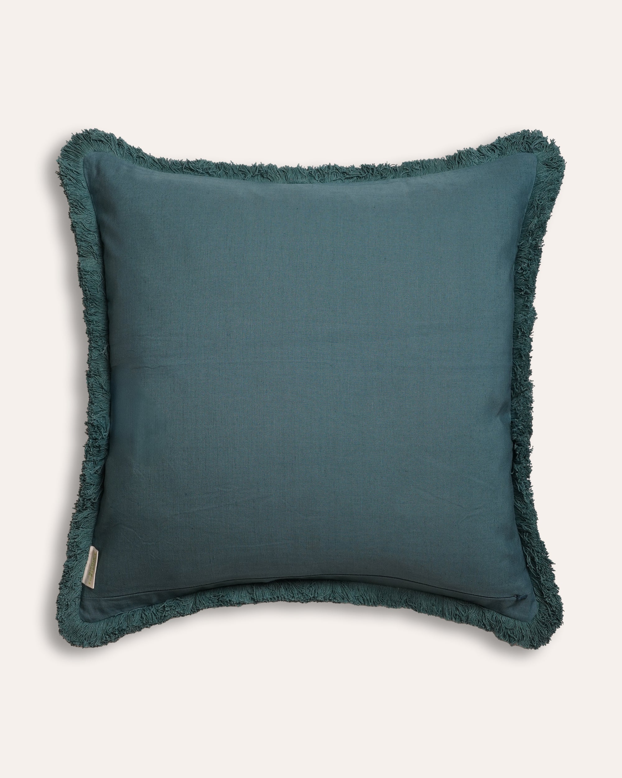 Bamboo Square Cushion - Indigo Blue