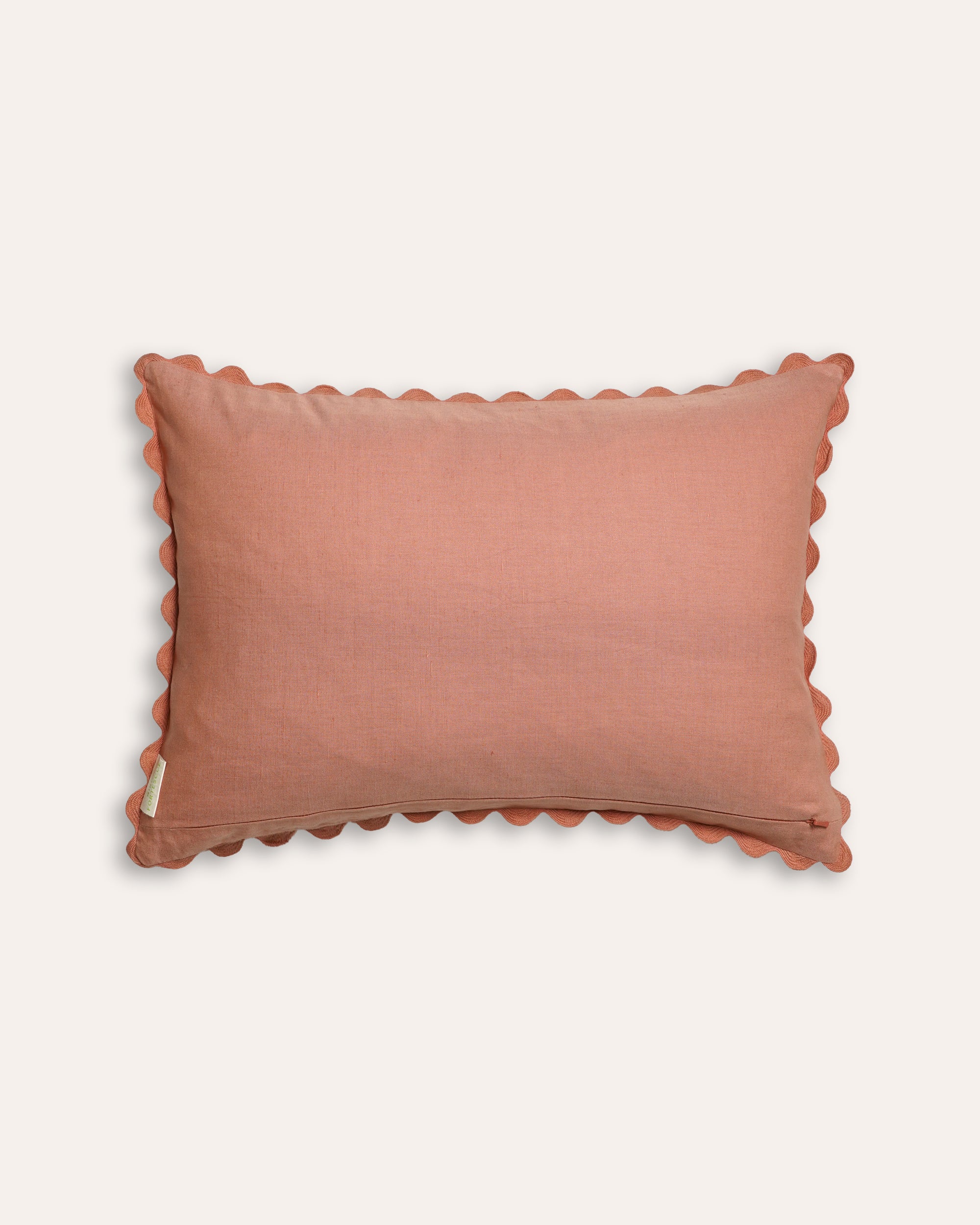 Bel Block Print Cushion - Rectangle - Pink