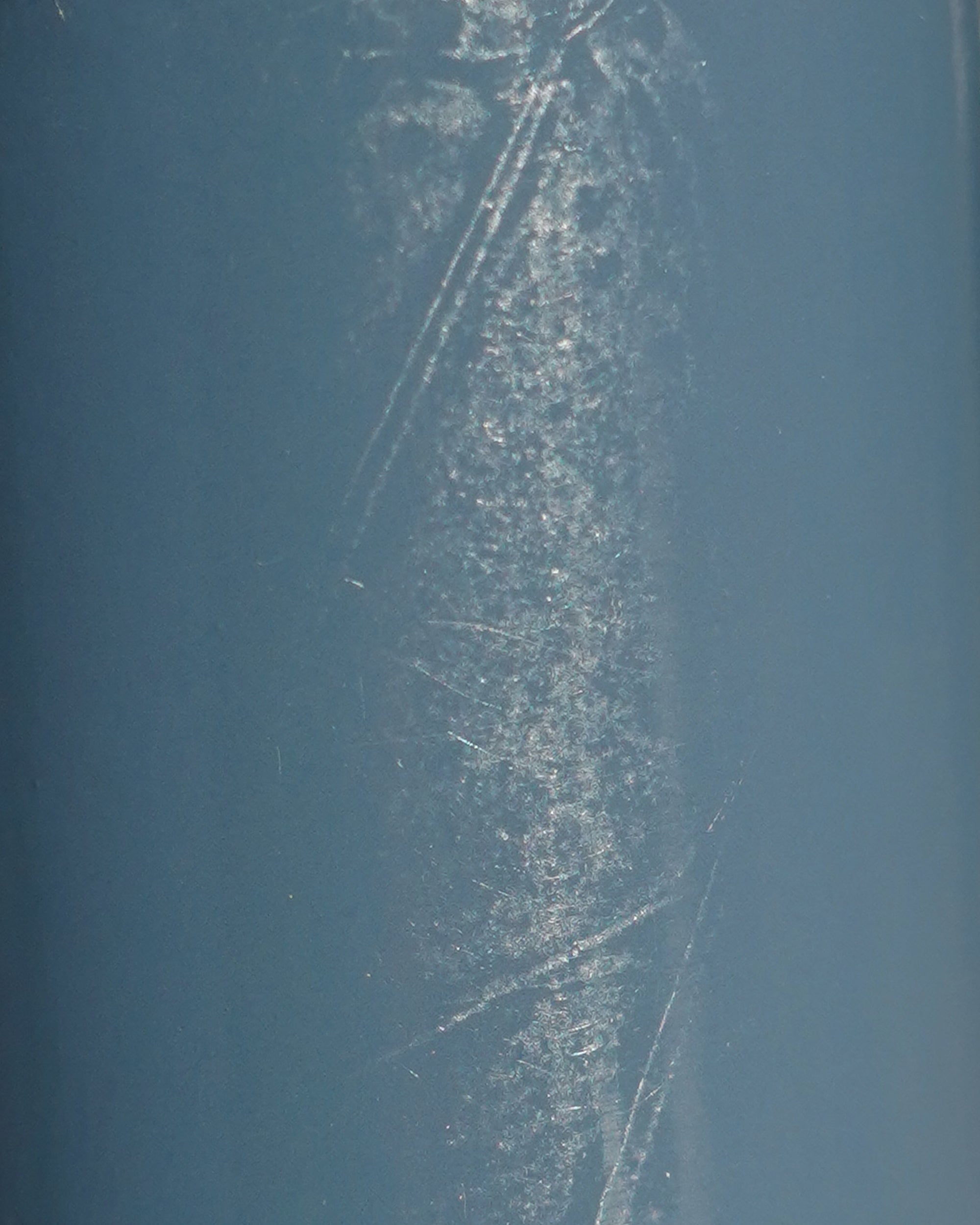 Wooden Column Floor Lamp - Blue (Seconds)