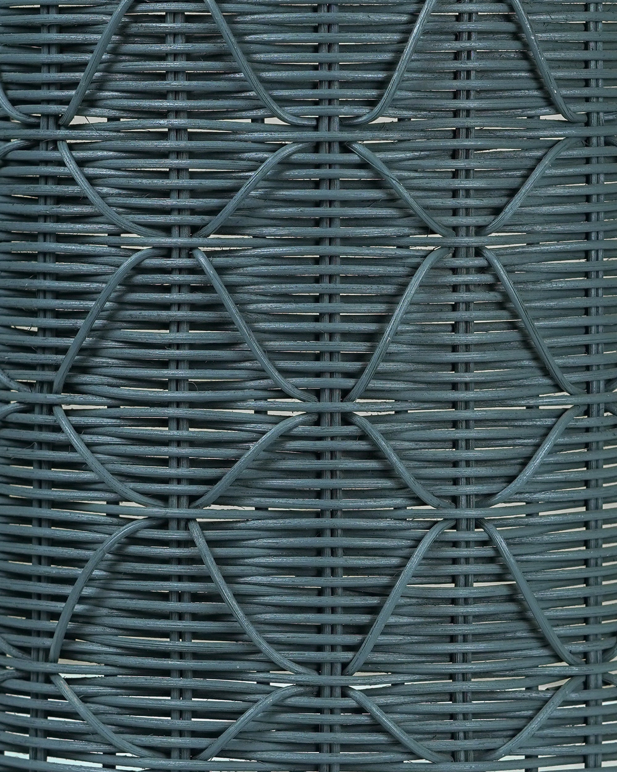 Chik Rattan Wall Shade - Blue