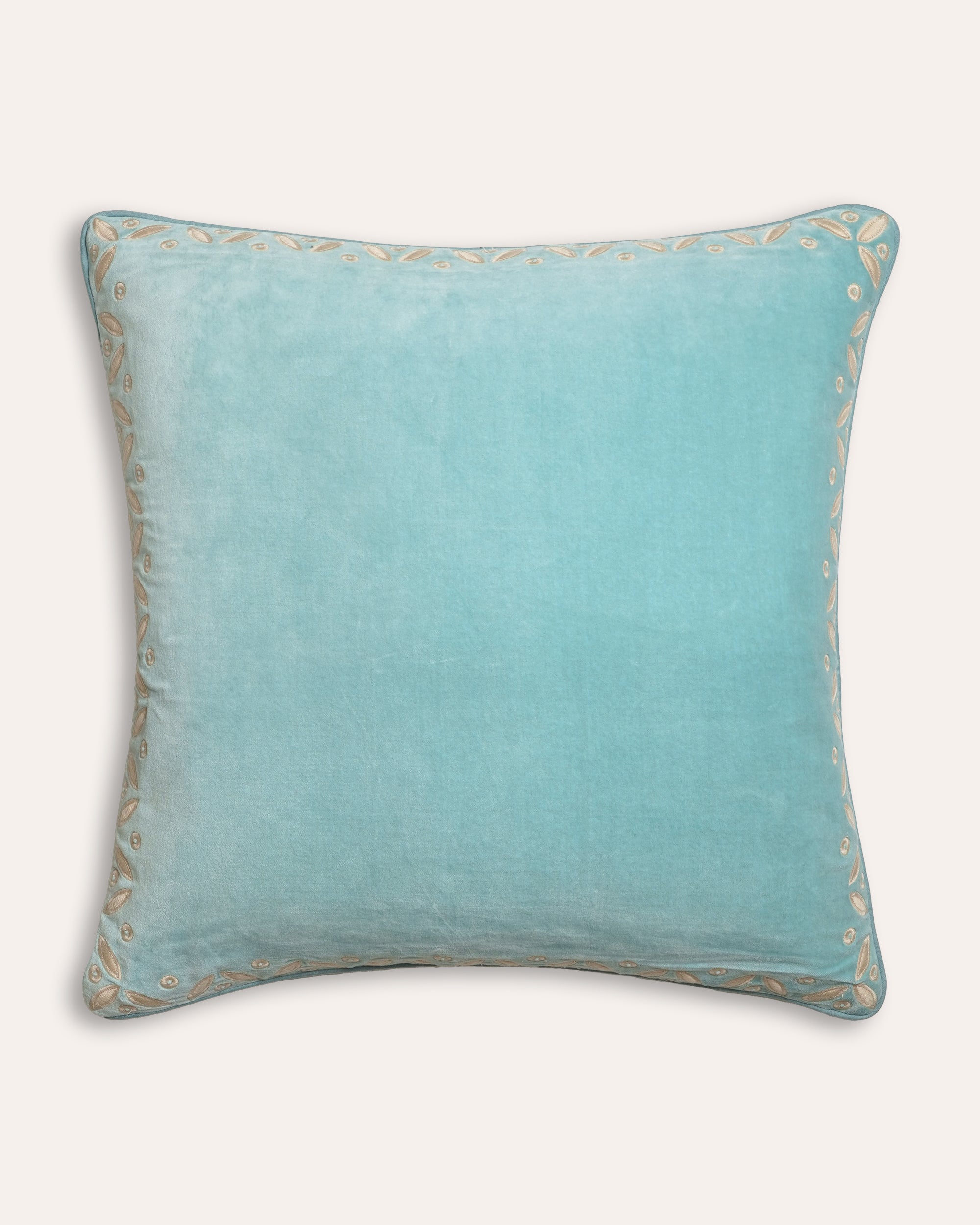 Cintamani Velvet Cushion - Blue