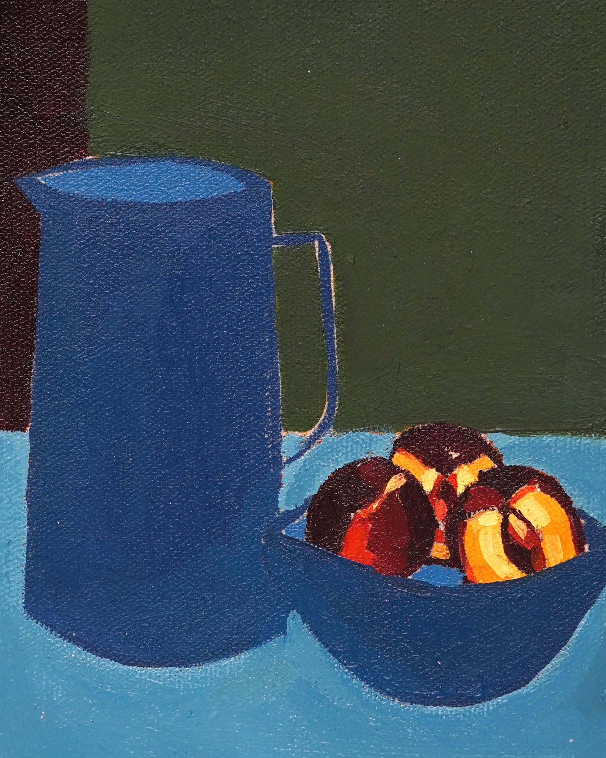 Clara Holmes - Blue Bowl of Plums