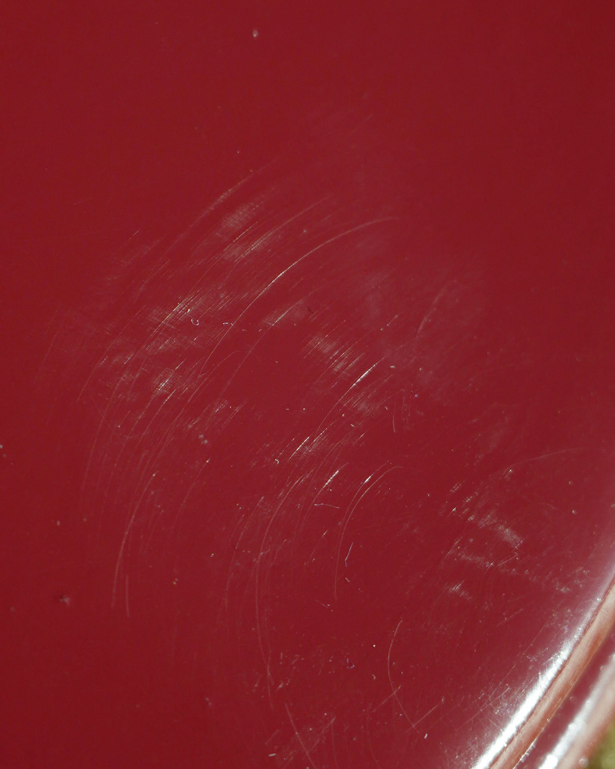 Wooden Column Floor Lamp - Red (Seconds)