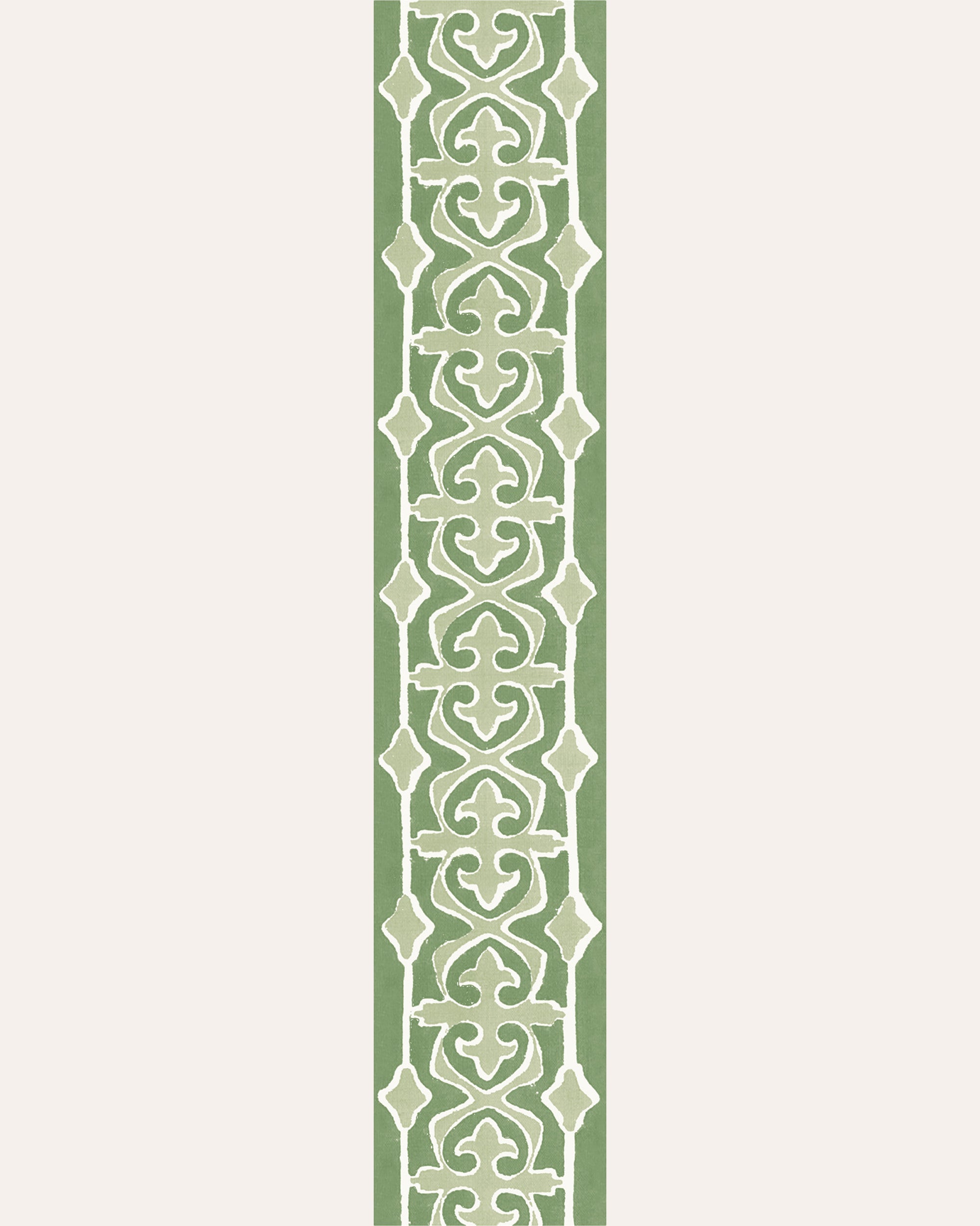 Santa Clara Tile Border - Green