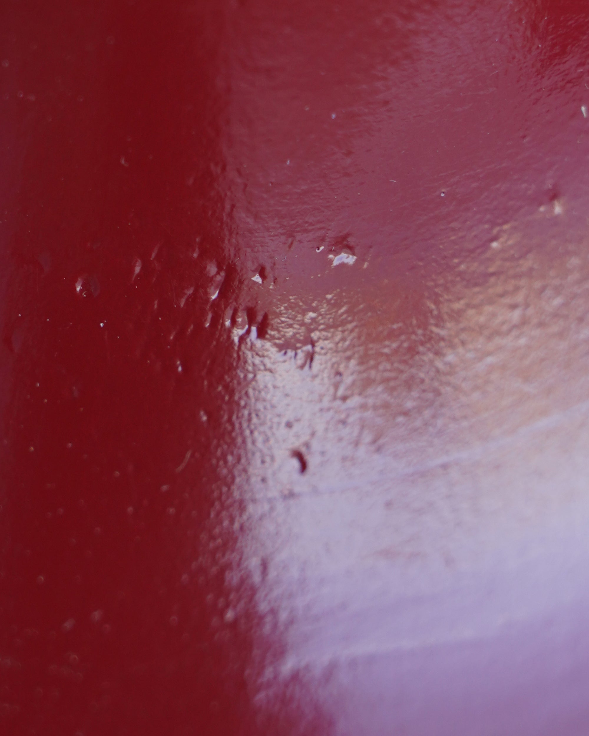 Gloss Painted Cone Lamp - Red (Seconds)