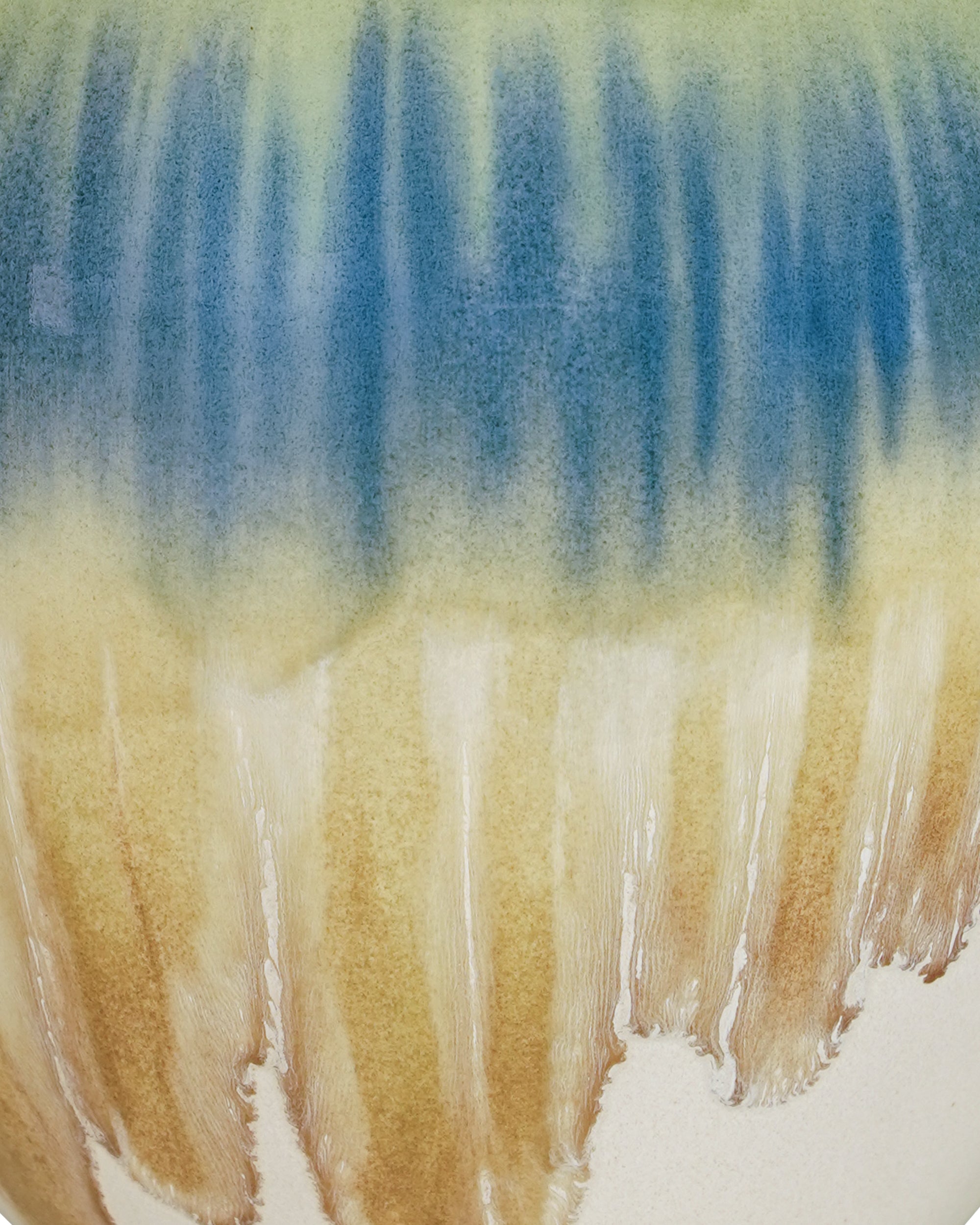 Close up detail to show the texture on the glazed lamp