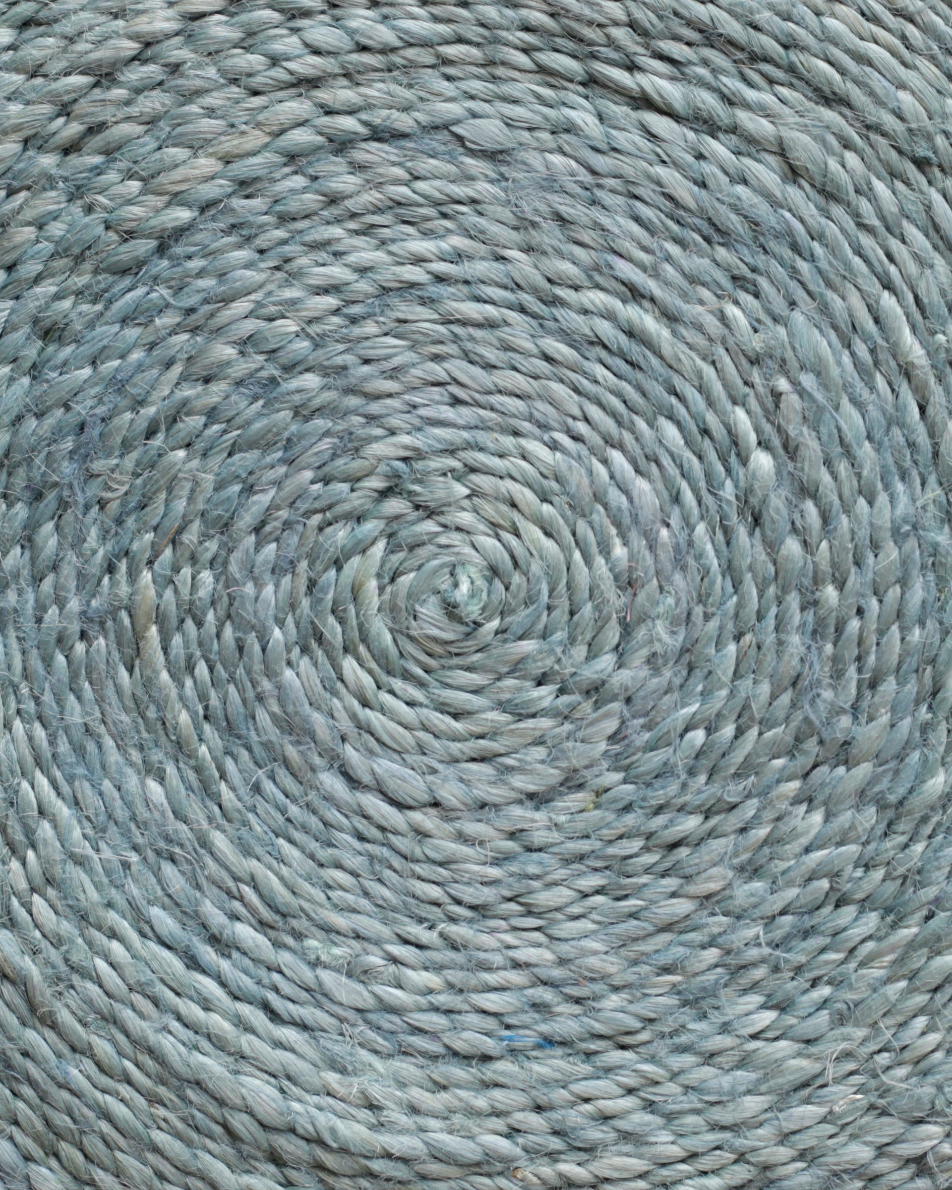 Round Jute Placemat, Set Of Four Light Blue Birdie Fortescue