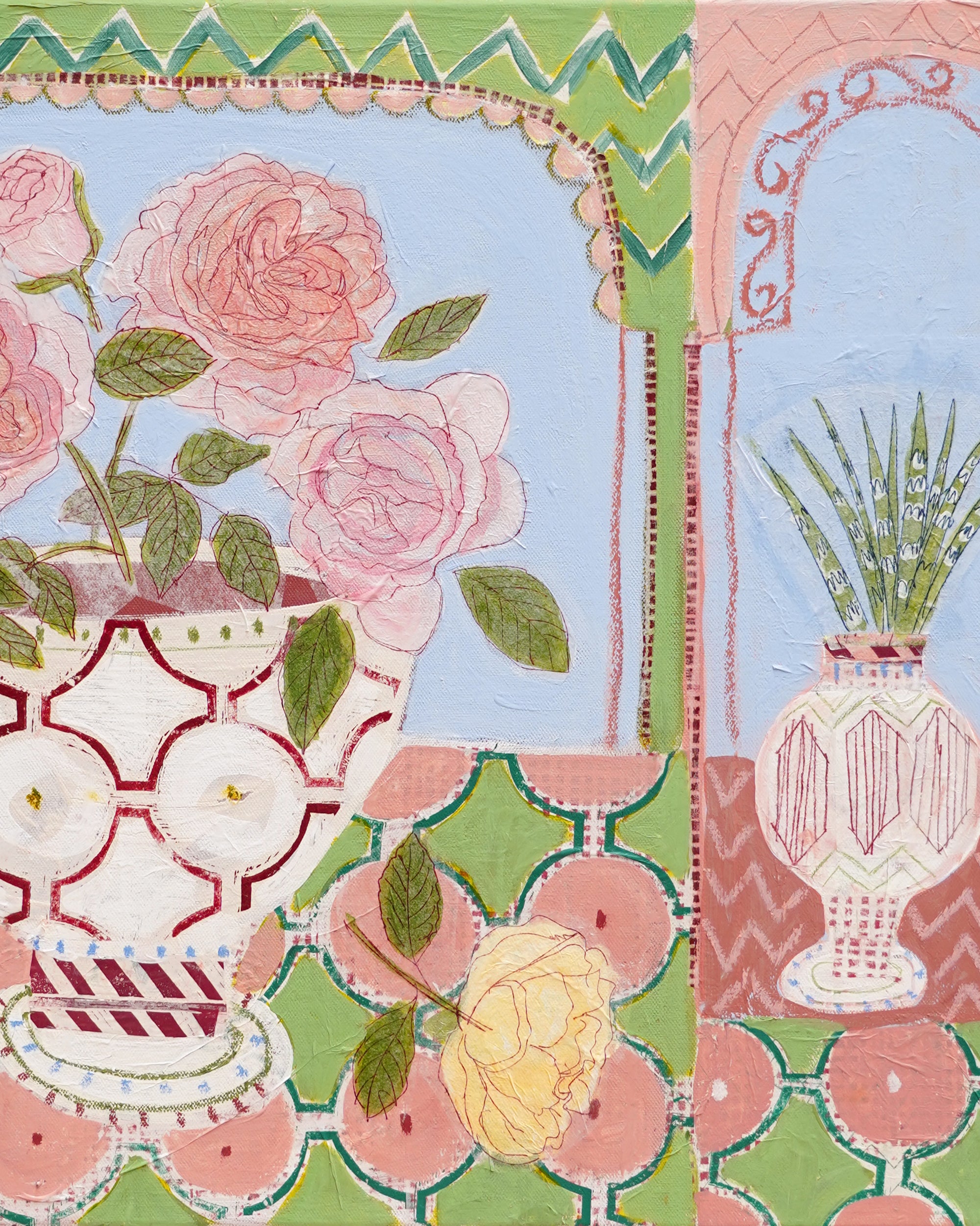 Andrea Curtis - Roses On The Terrace