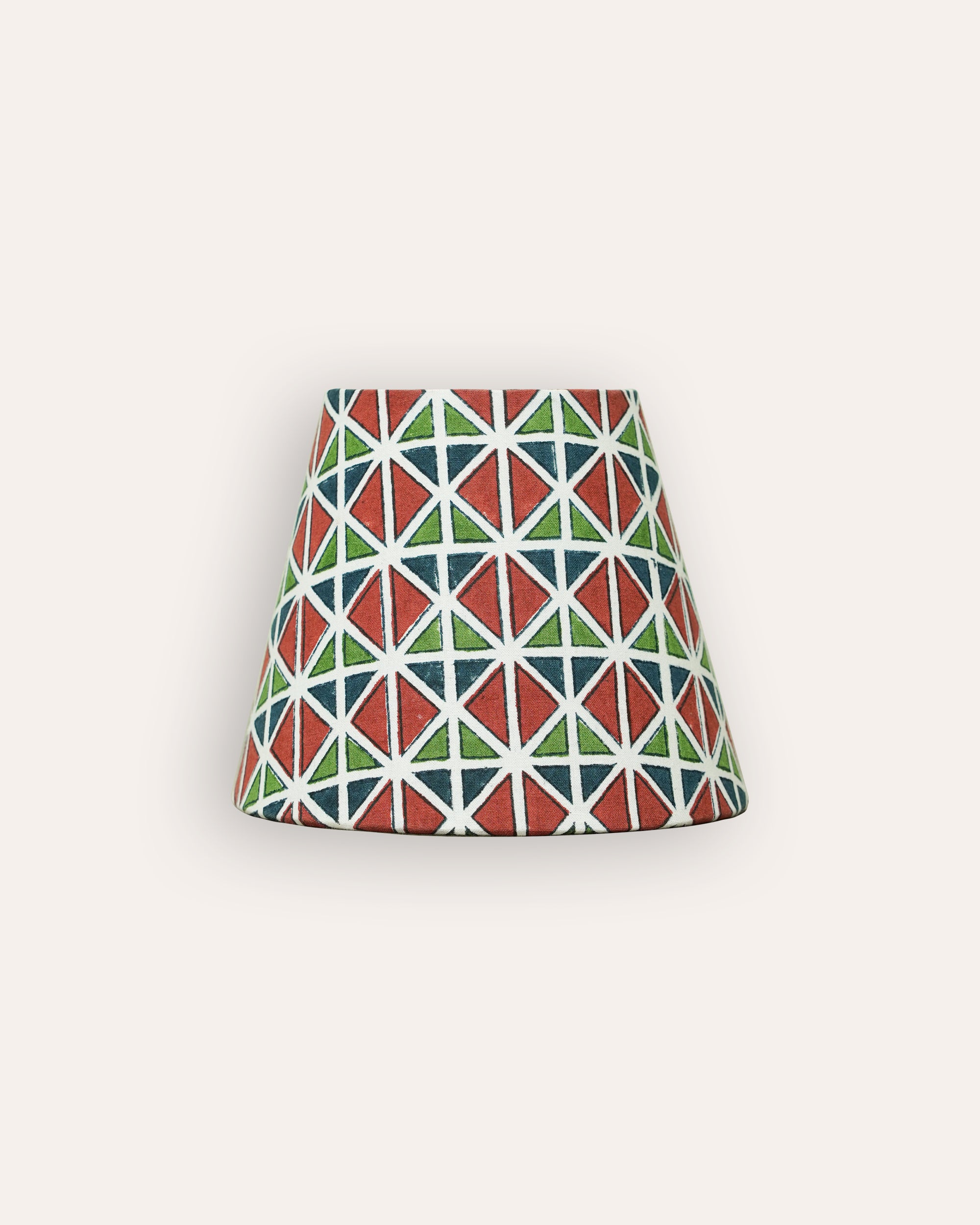 El Vedado Geometric Pattern Candle Lampshade - Multi