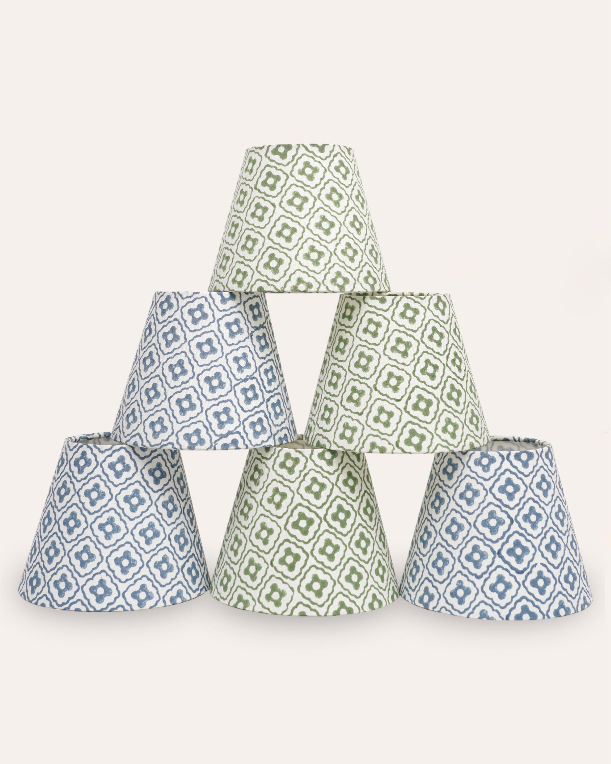 Finestra Candle Lampshade - Green