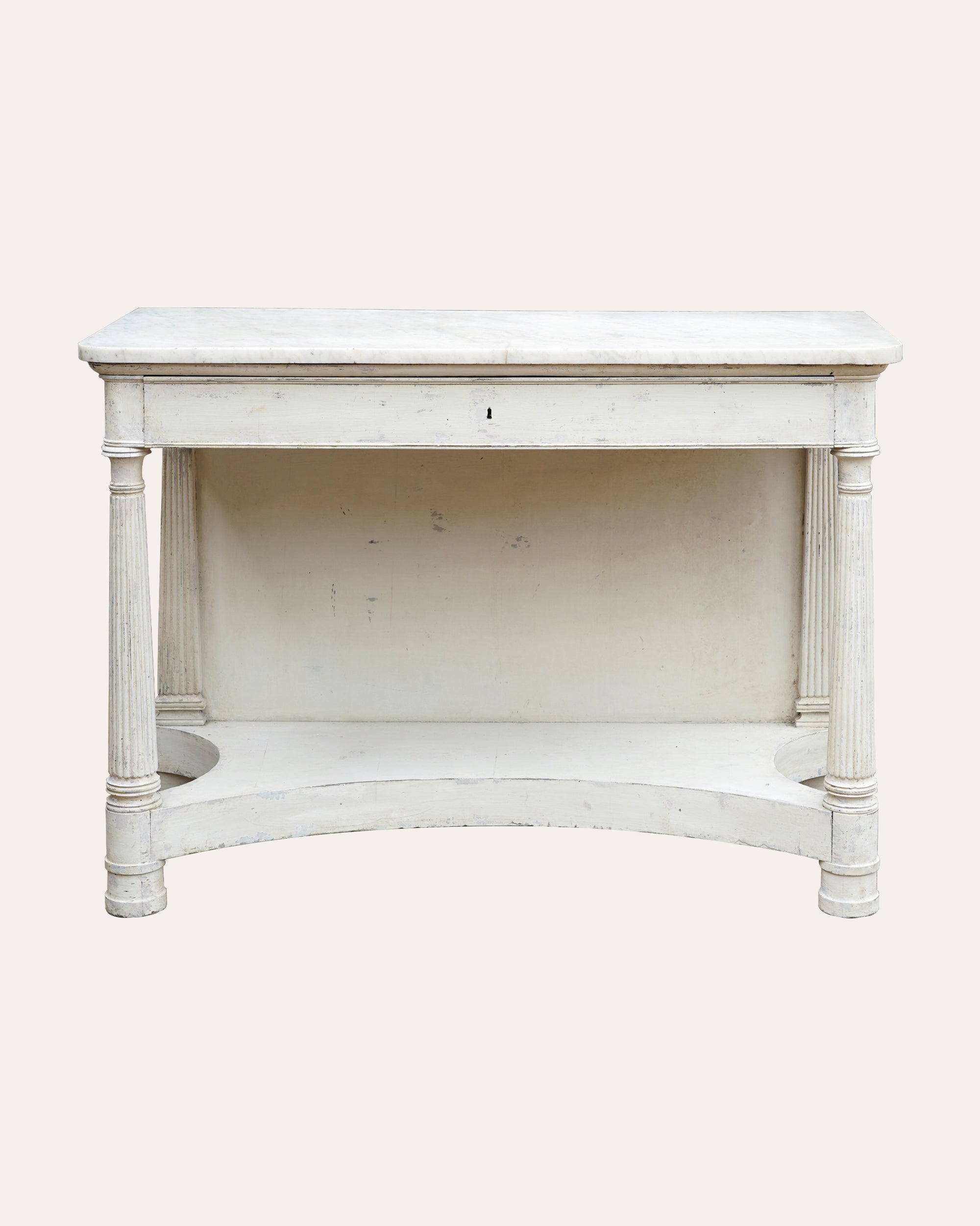 Early French 19th Century Painted Console Table