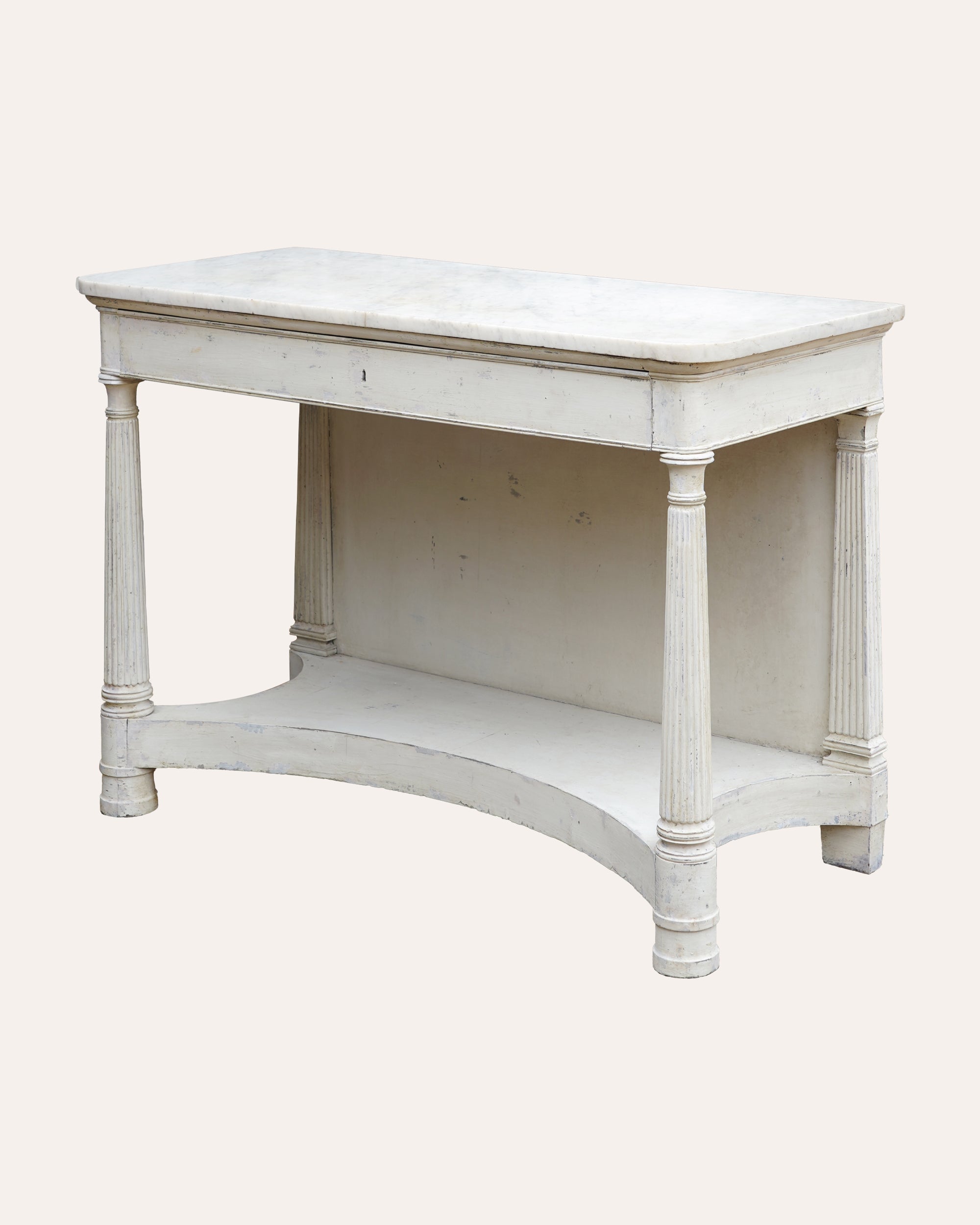 Early French 19th Century Painted Console Table