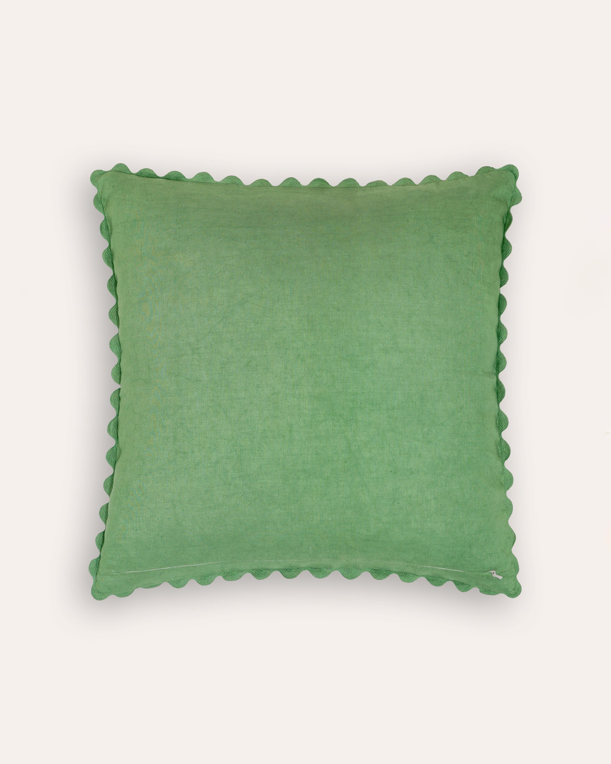 Cordoba Block Print Cushion - Green