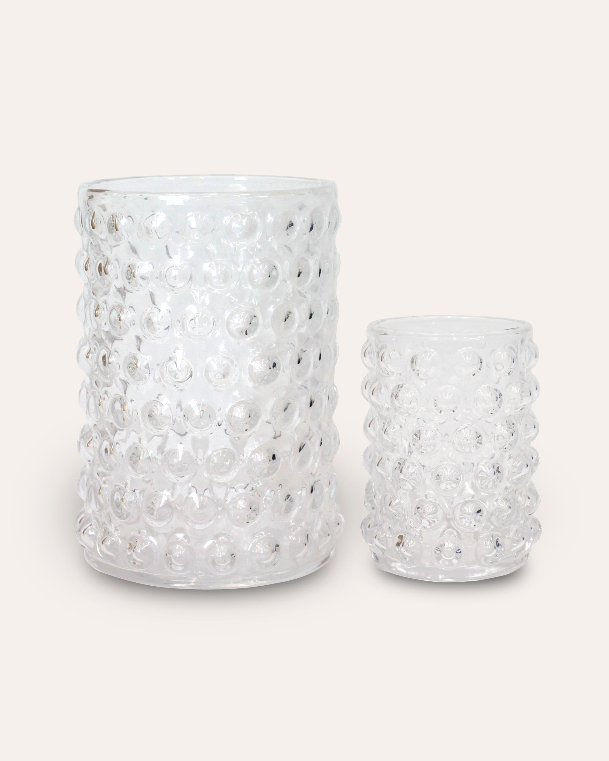 Glass Bubble Vase - Clear