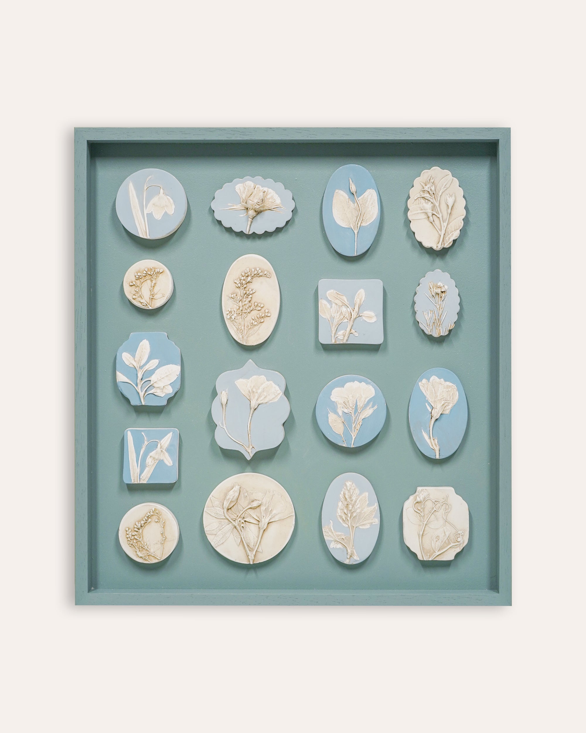 Imprint Casts - Framed Miniature Botanical Intaglios