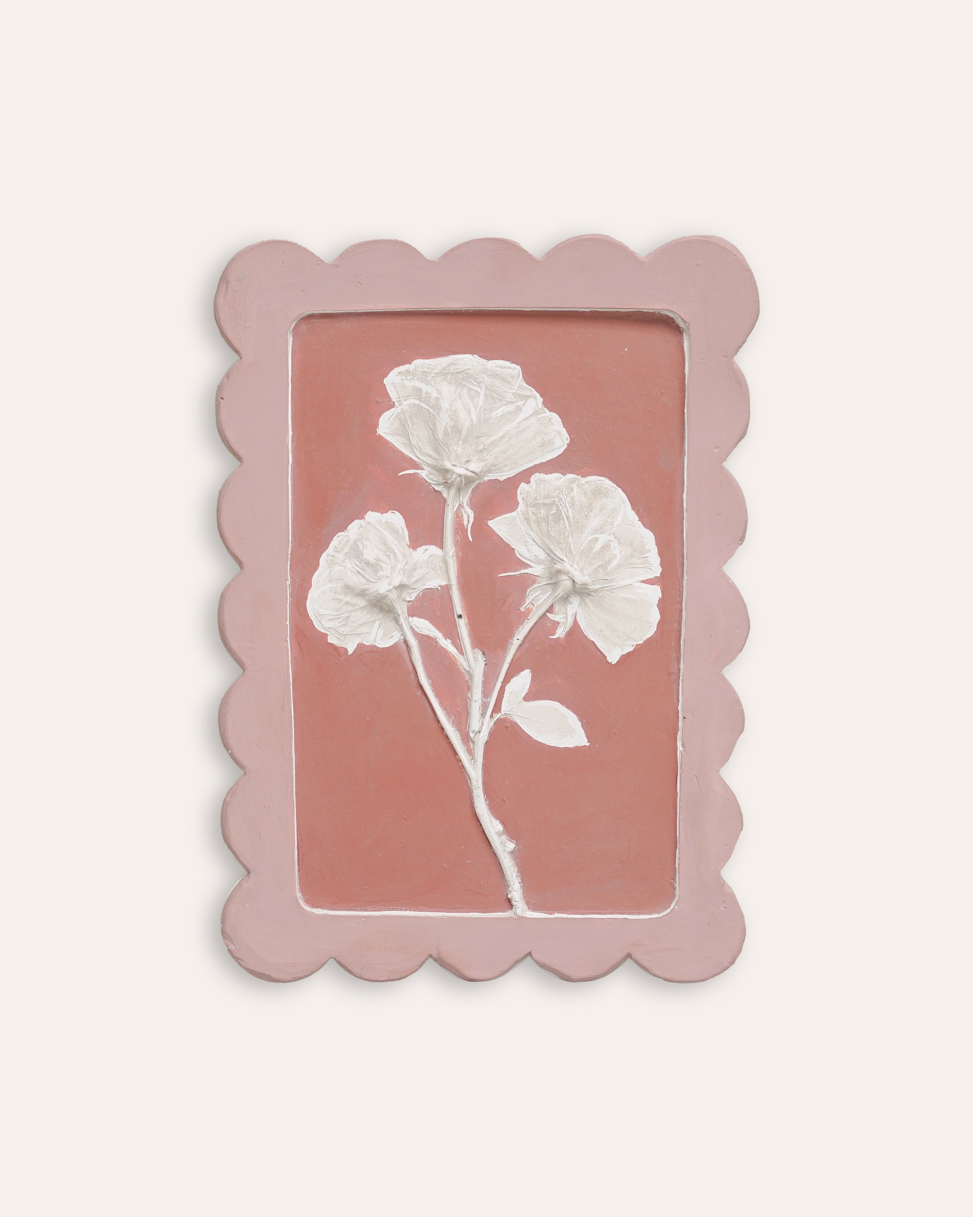 Imprint Casts - Scalloped Botanical Postage Stamp Snowdrops