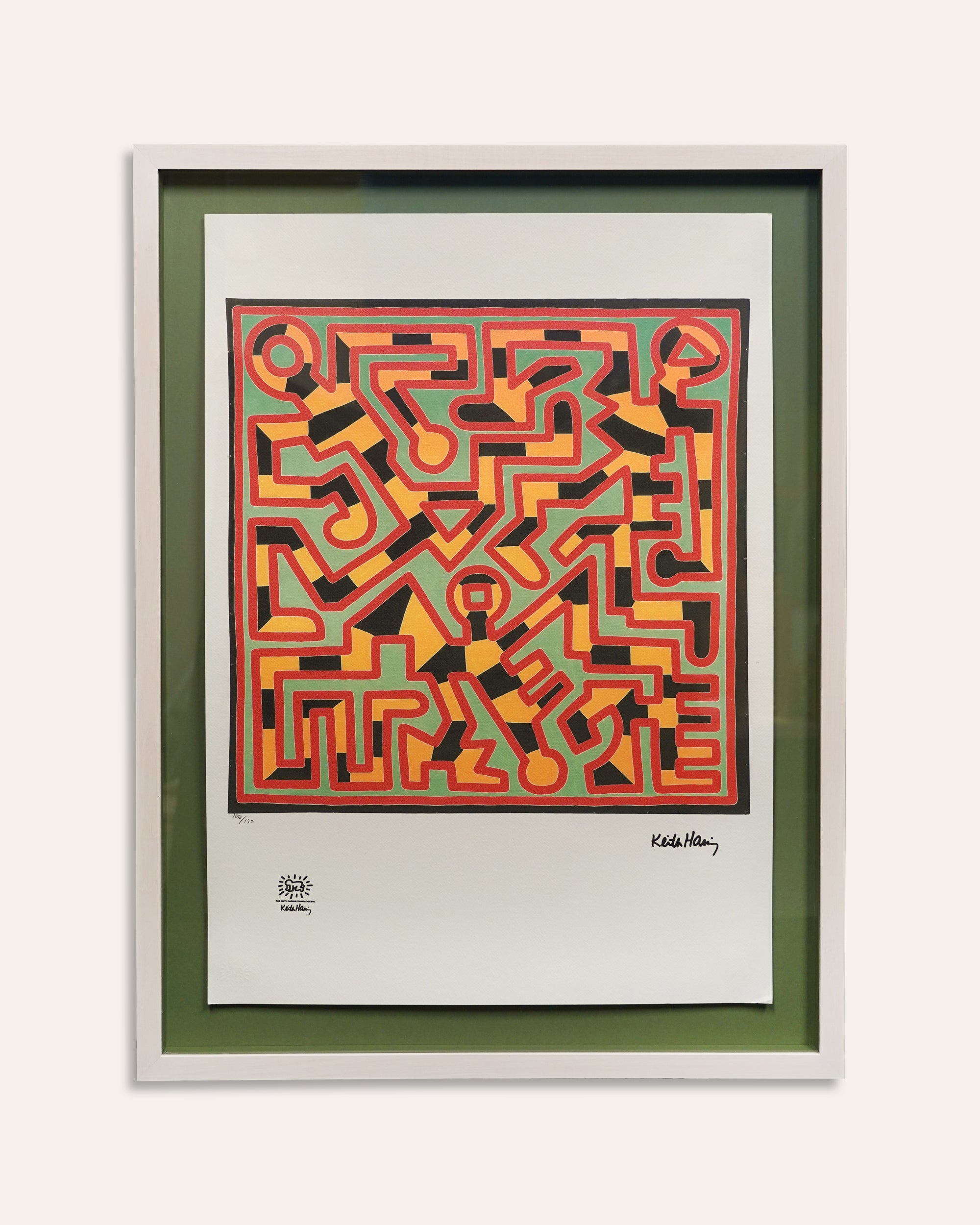 Keith Haring Limited Edition Signed Print I/XX