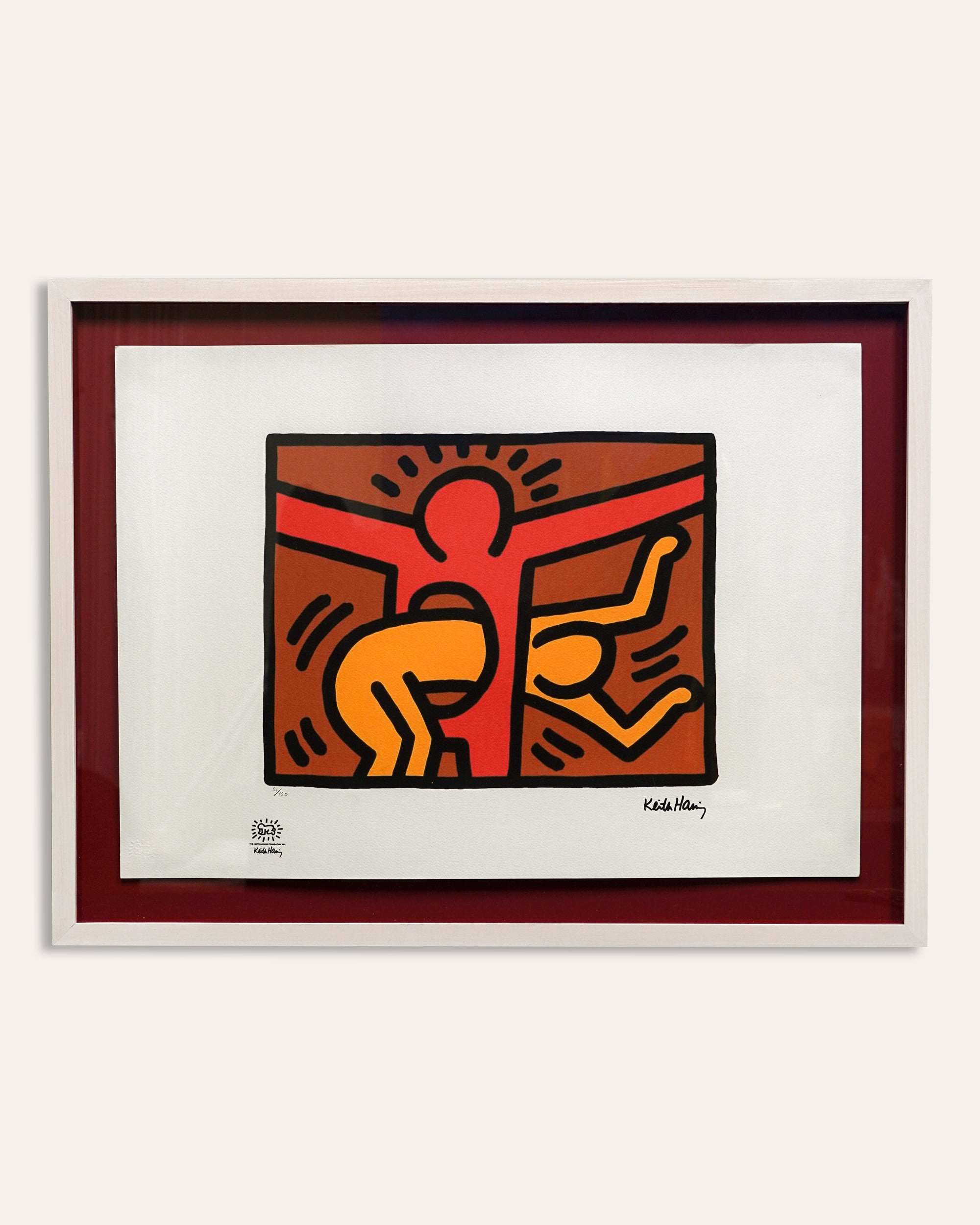 Keith Haring Limited Edition Signed Print XII/XX