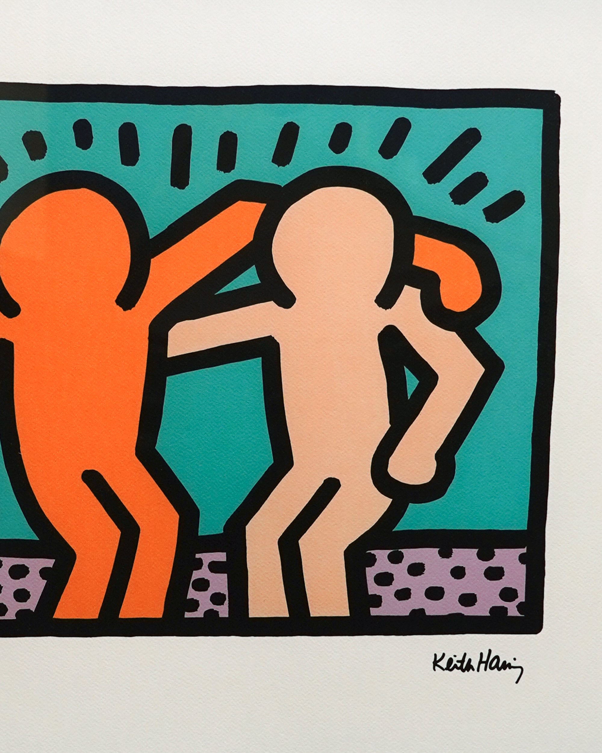 Keith Haring Limited Edition Signed Print XIII/XX