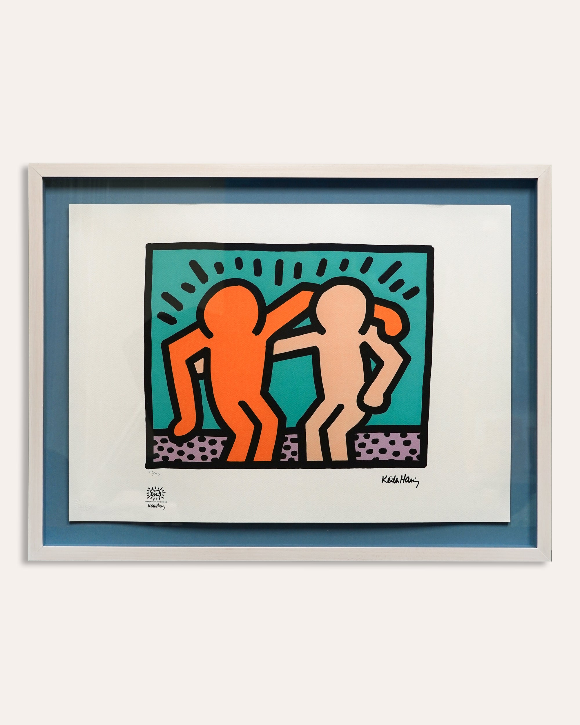 Keith Haring Limited Edition Signed Print XIII/XX