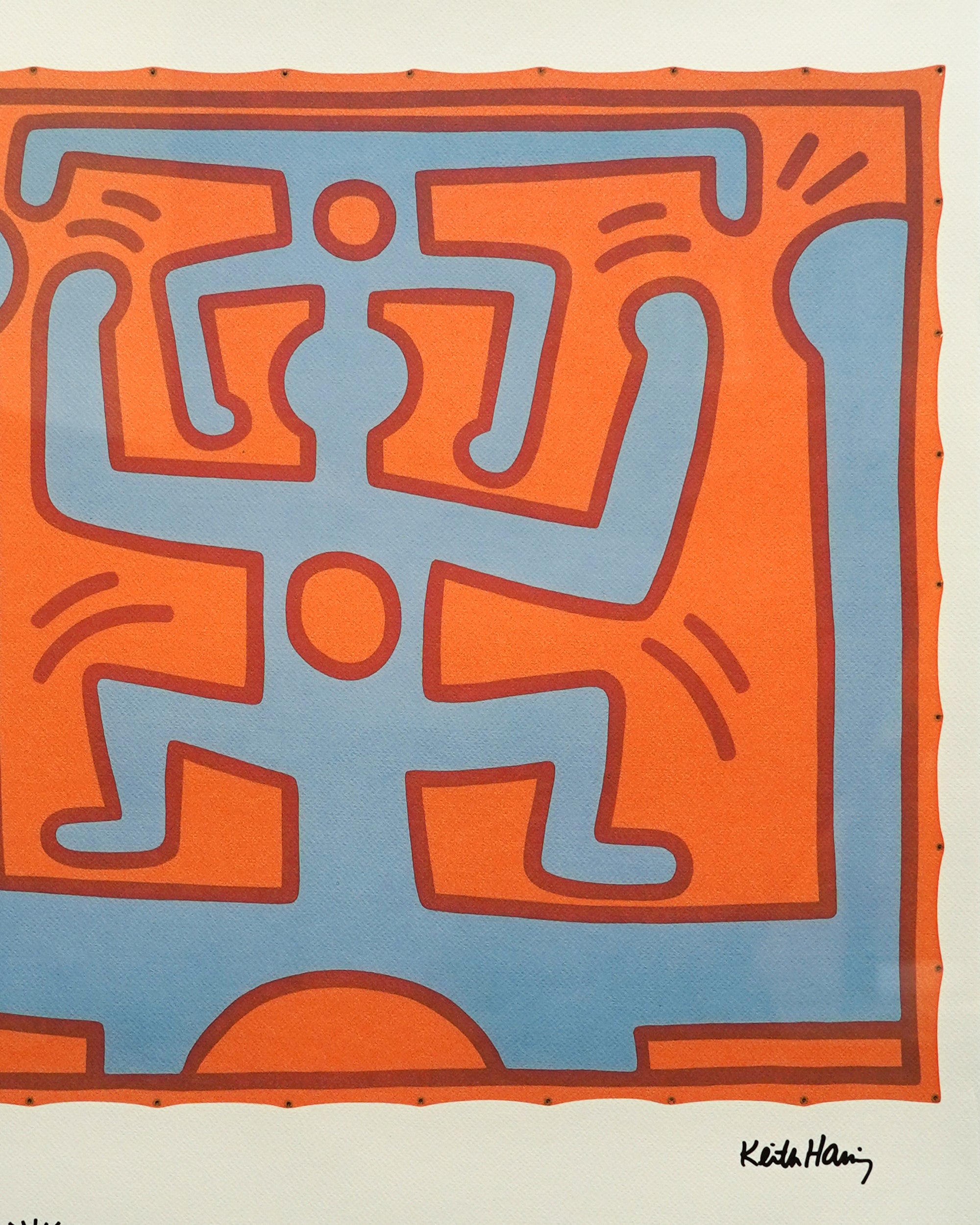 Keith Haring Limited Edition Signed Print XIV/XX