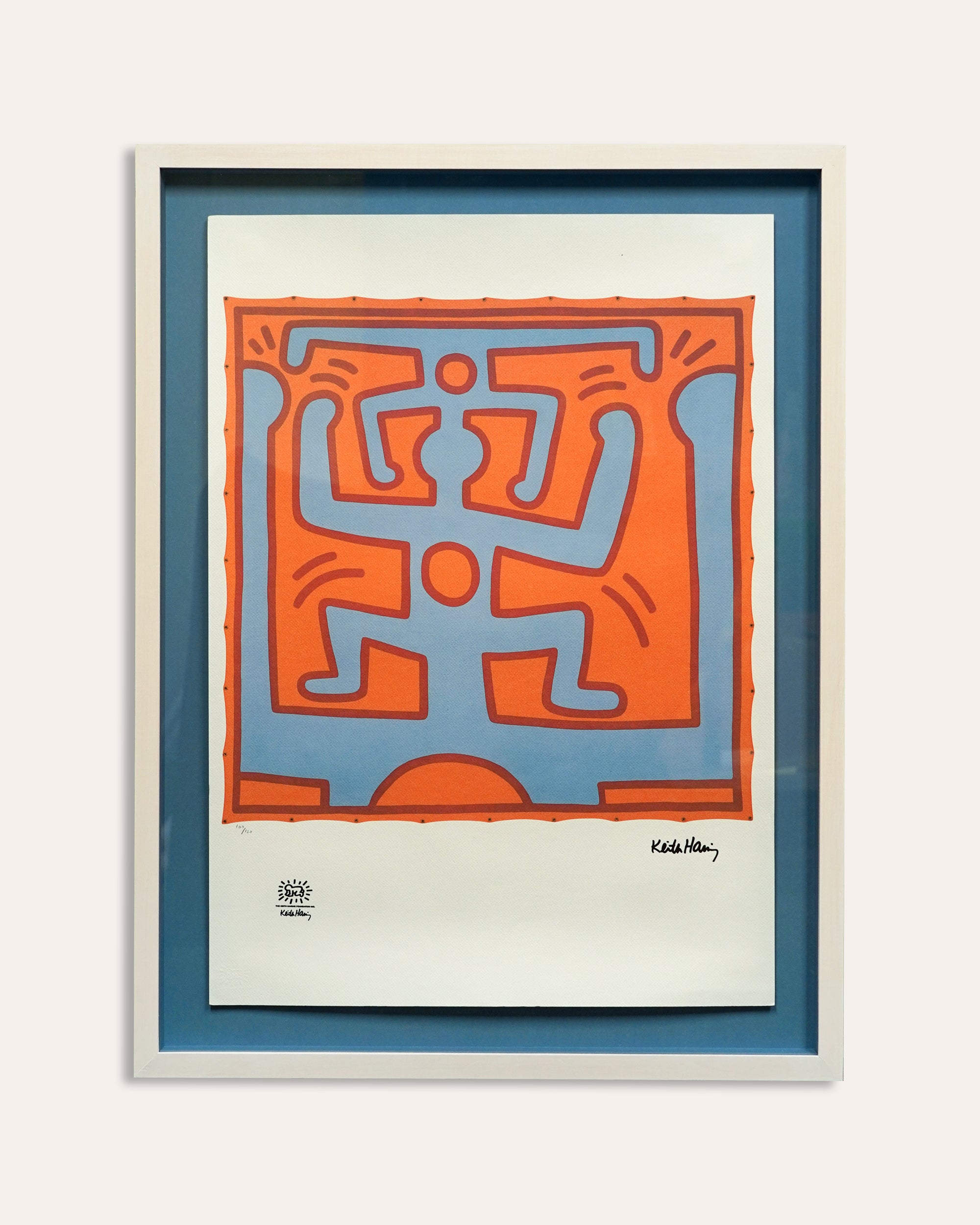 Keith Haring Limited Edition Signed Print XIV/XX