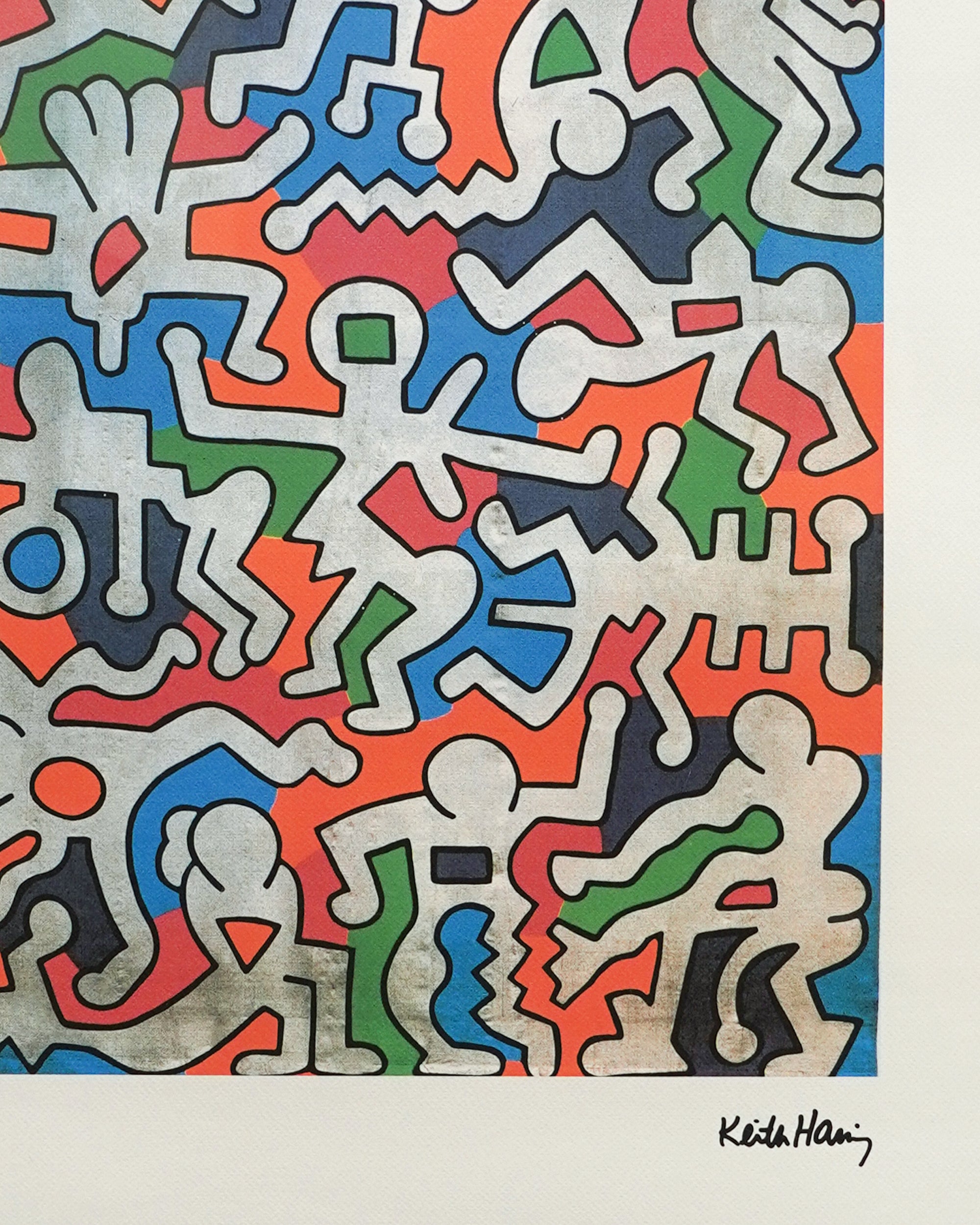 Keith Haring Limited Edition Signed Print XV/XX