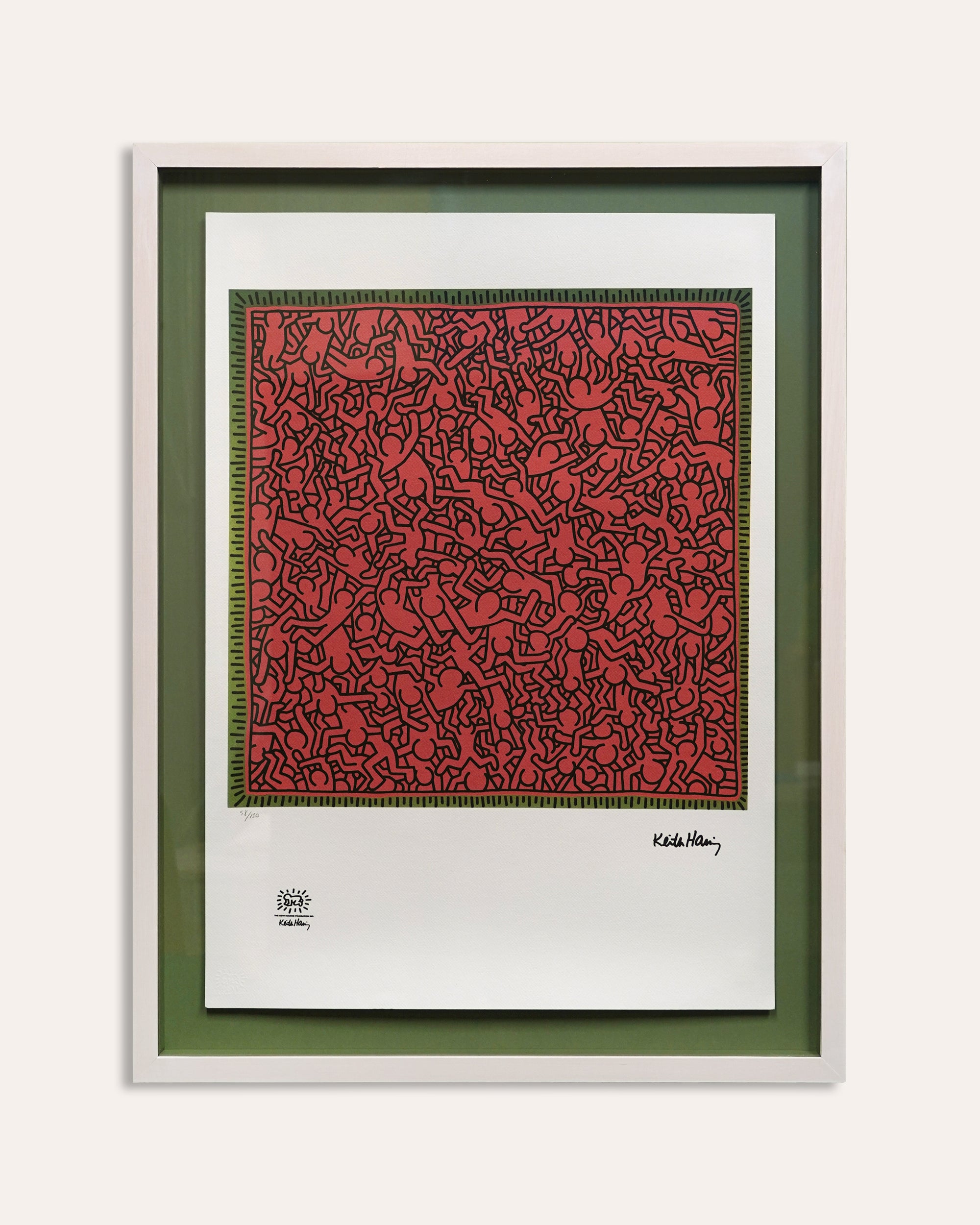 Keith Haring Limited Edition Signed Print XVI/XX