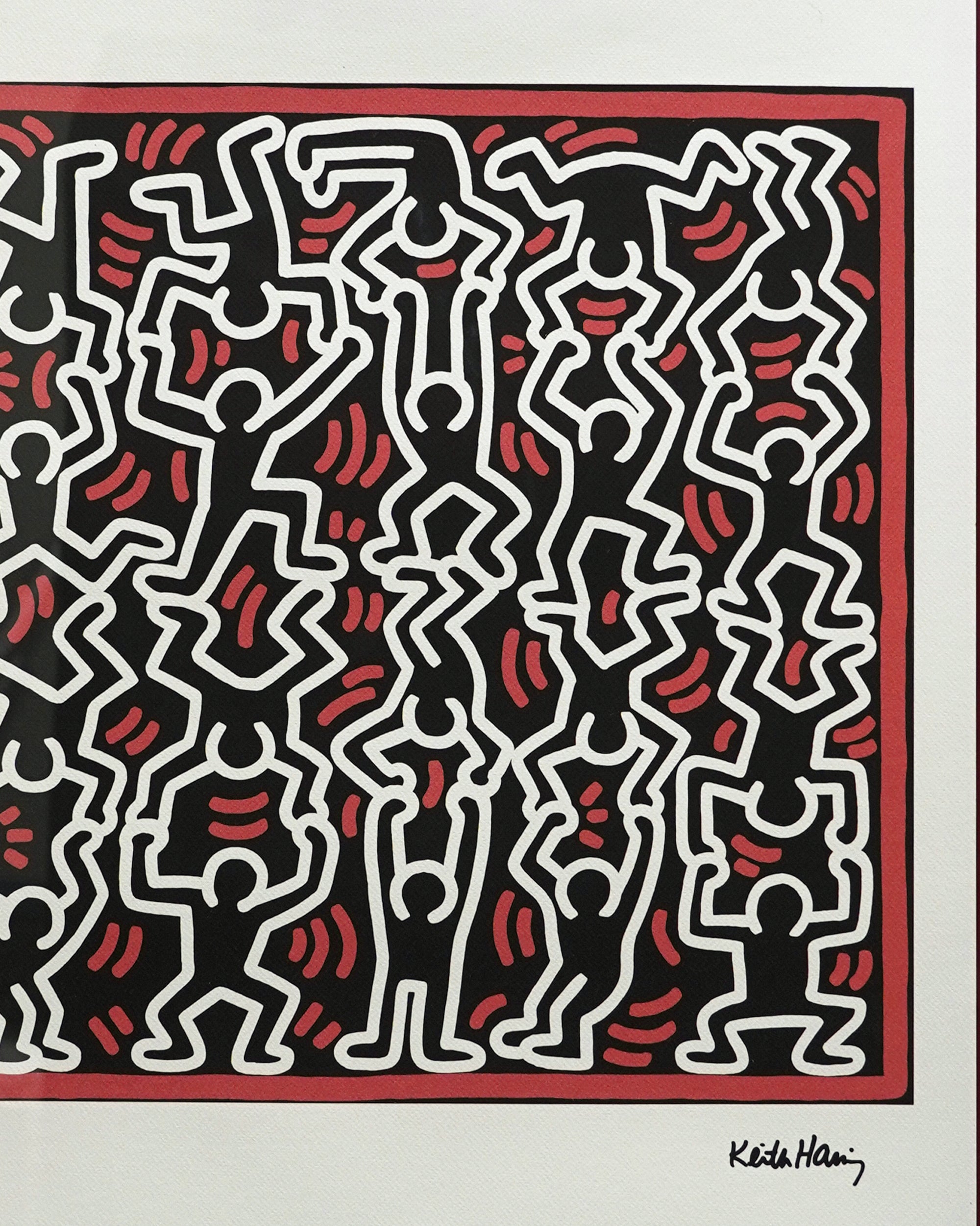 Keith Haring Limited Edition Signed Print XVII/XX