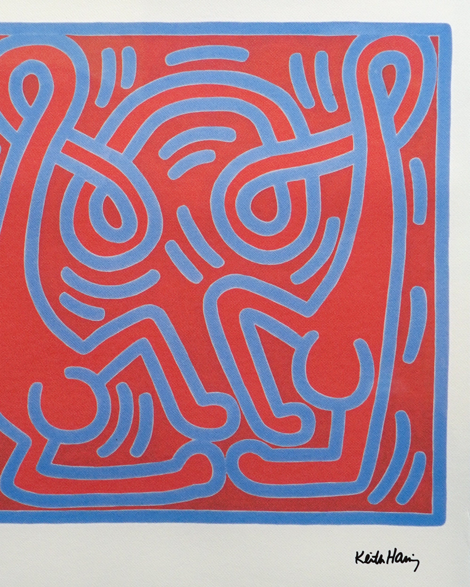 Keith Haring Limited Edition Signed Print XVIII/XX