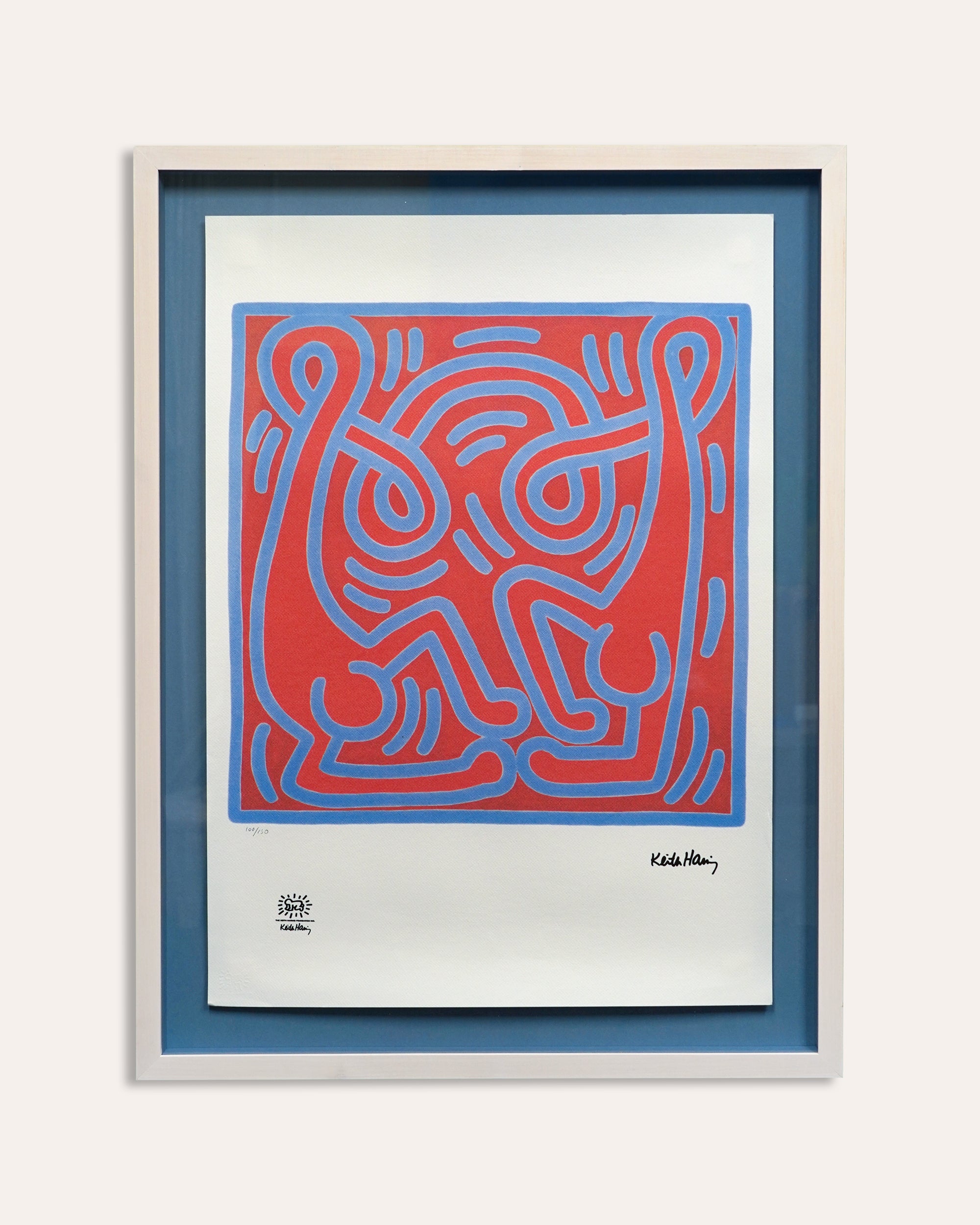 Keith Haring Limited Edition Signed Print XVIII/XX