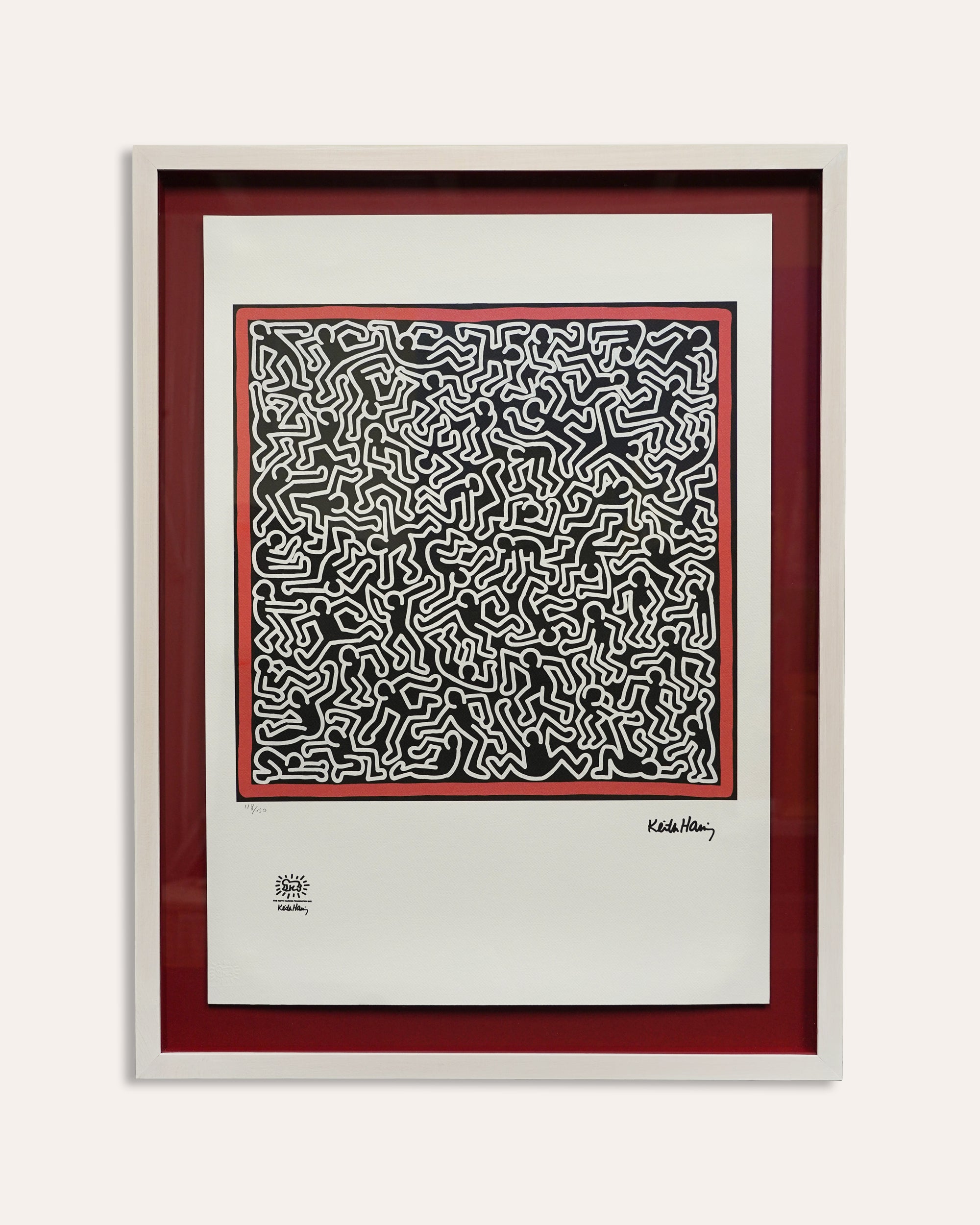 Keith Haring Limited Edition Signed Print II/XX